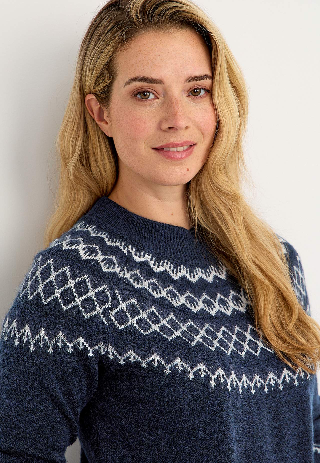 Jacquardmønstret trøje Jacqueline
