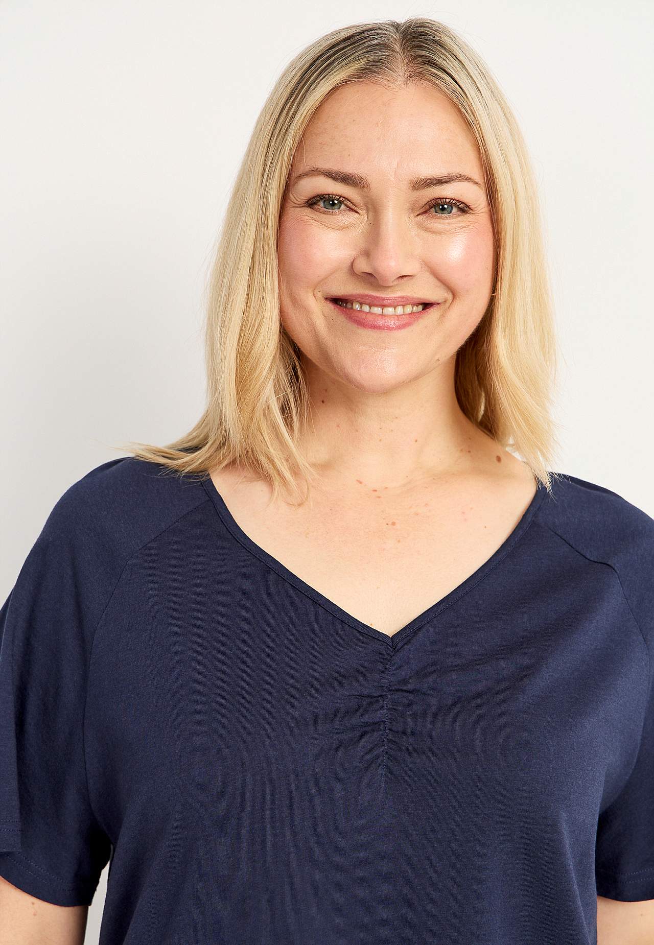 Jerseytunika med korte ærmer