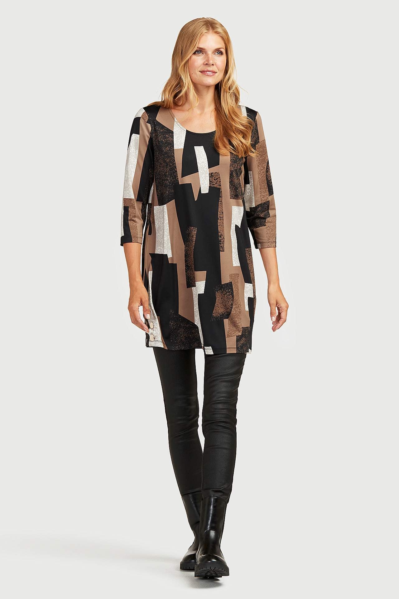 Stilrigtig jerseytunika