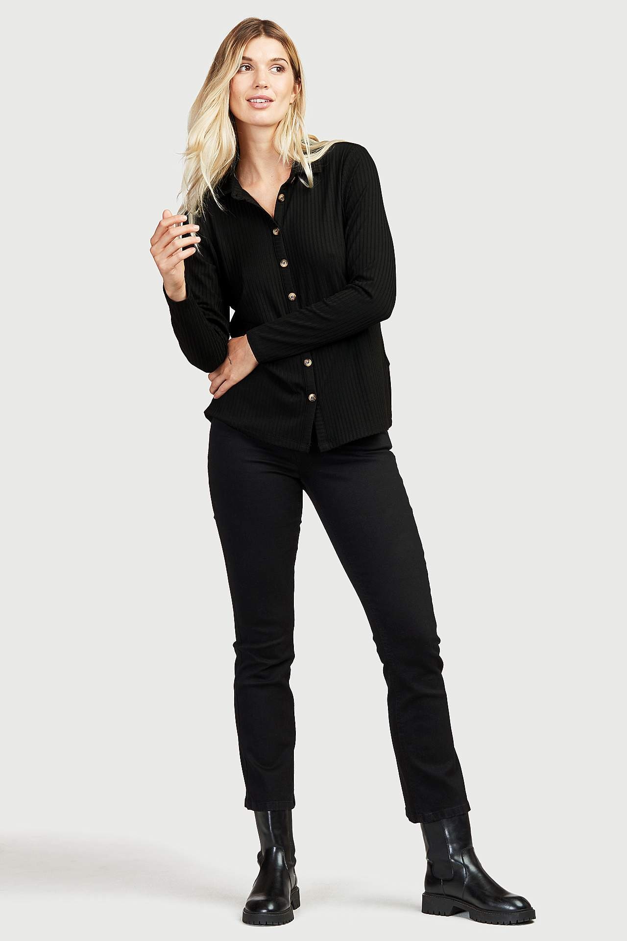 Lige jeans i økologisk bomuld