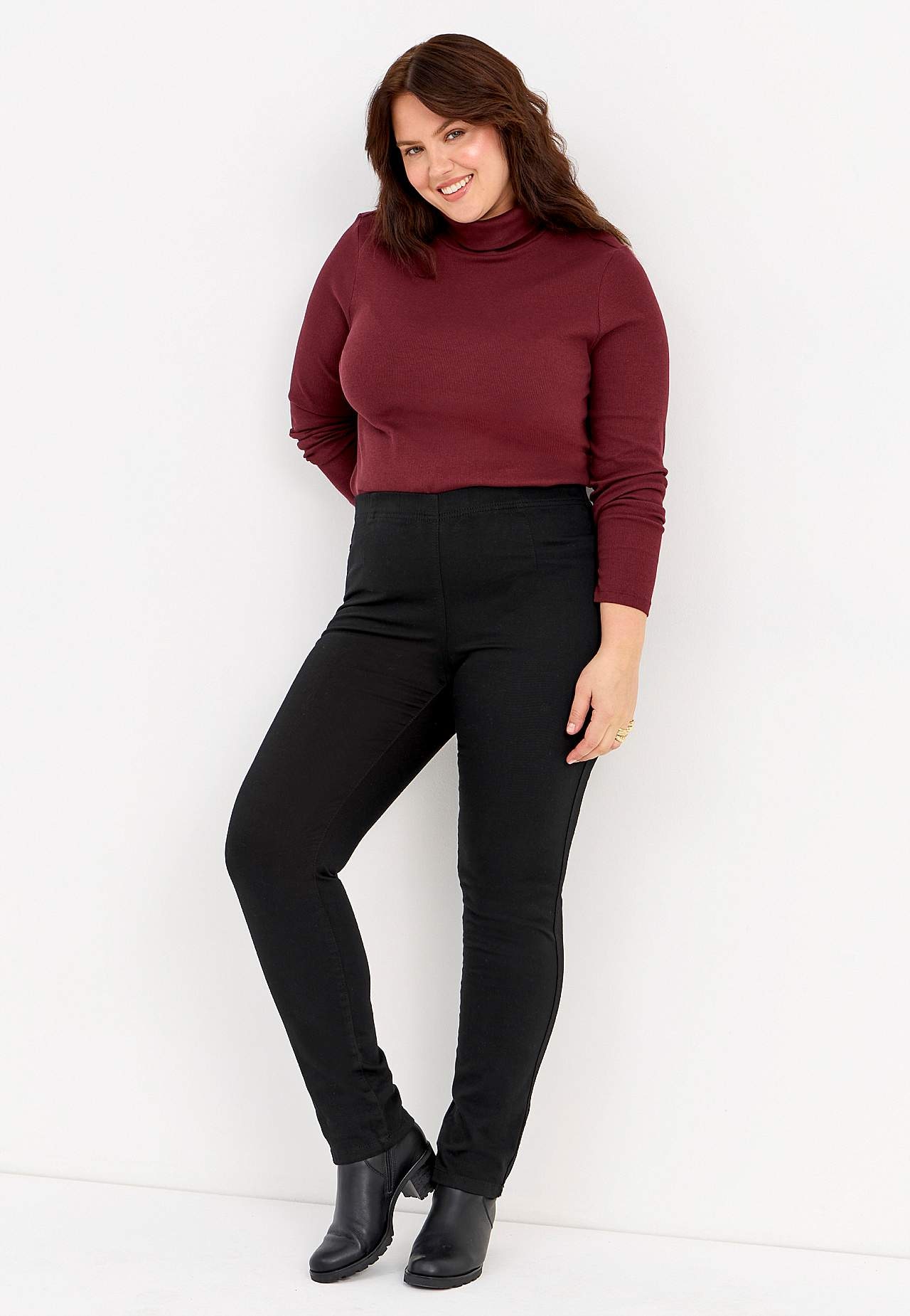 Jegging med smalt ben