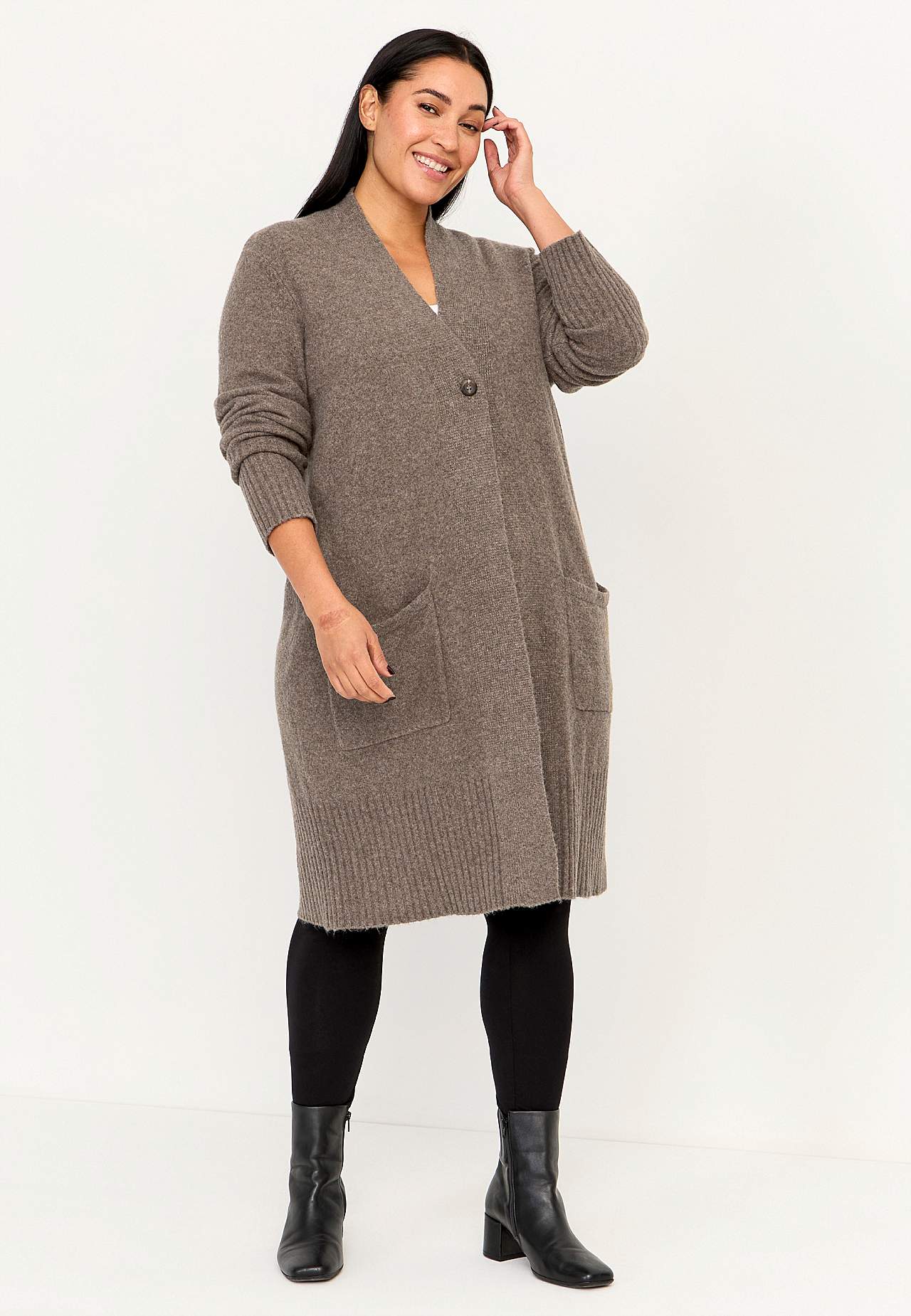 Blød, lang cardigan Harriet