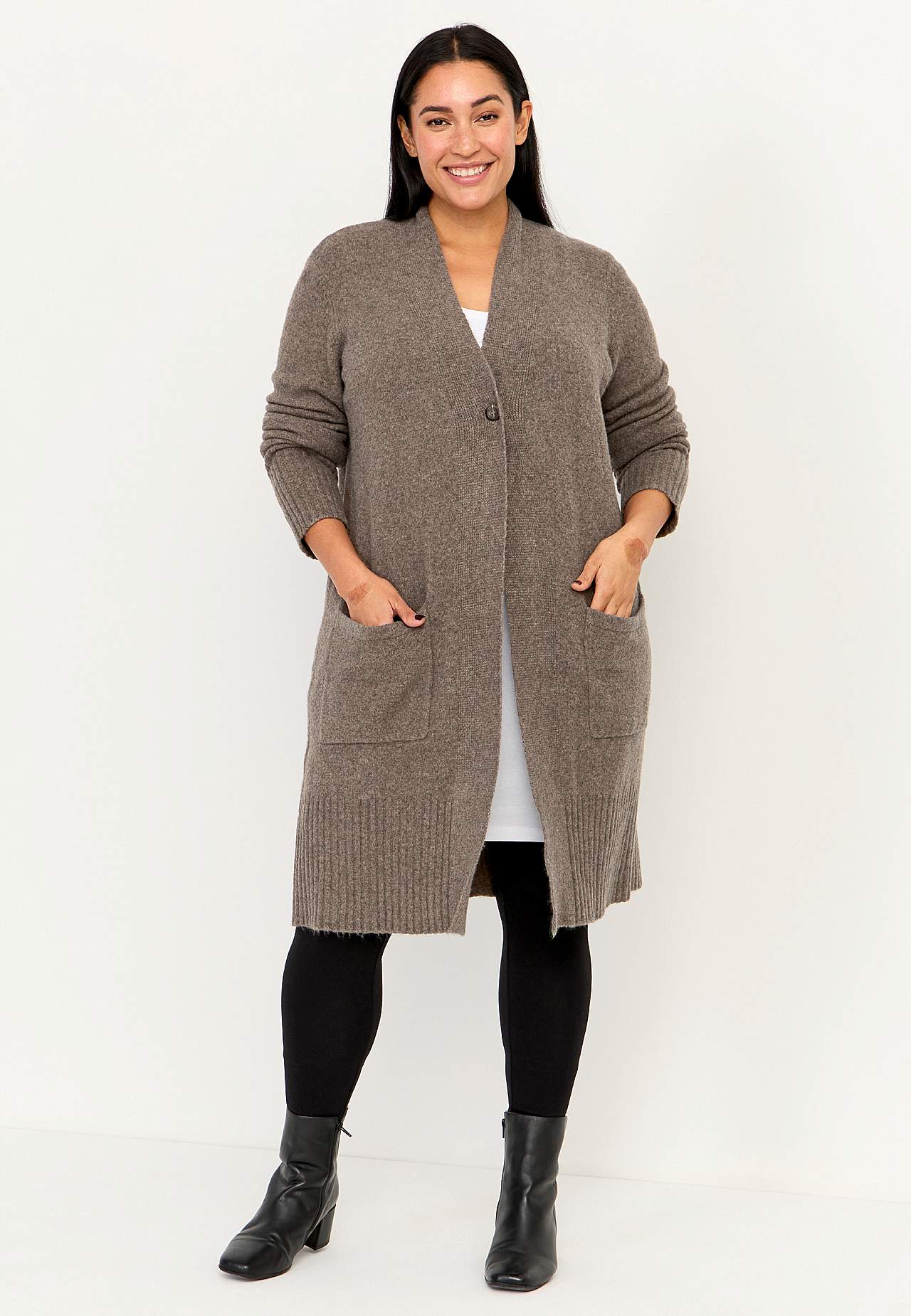 Blød, lang cardigan Harriet