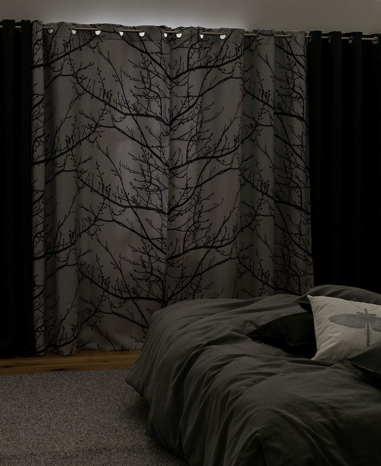 Mørklægningsgardin Trees 2-pack