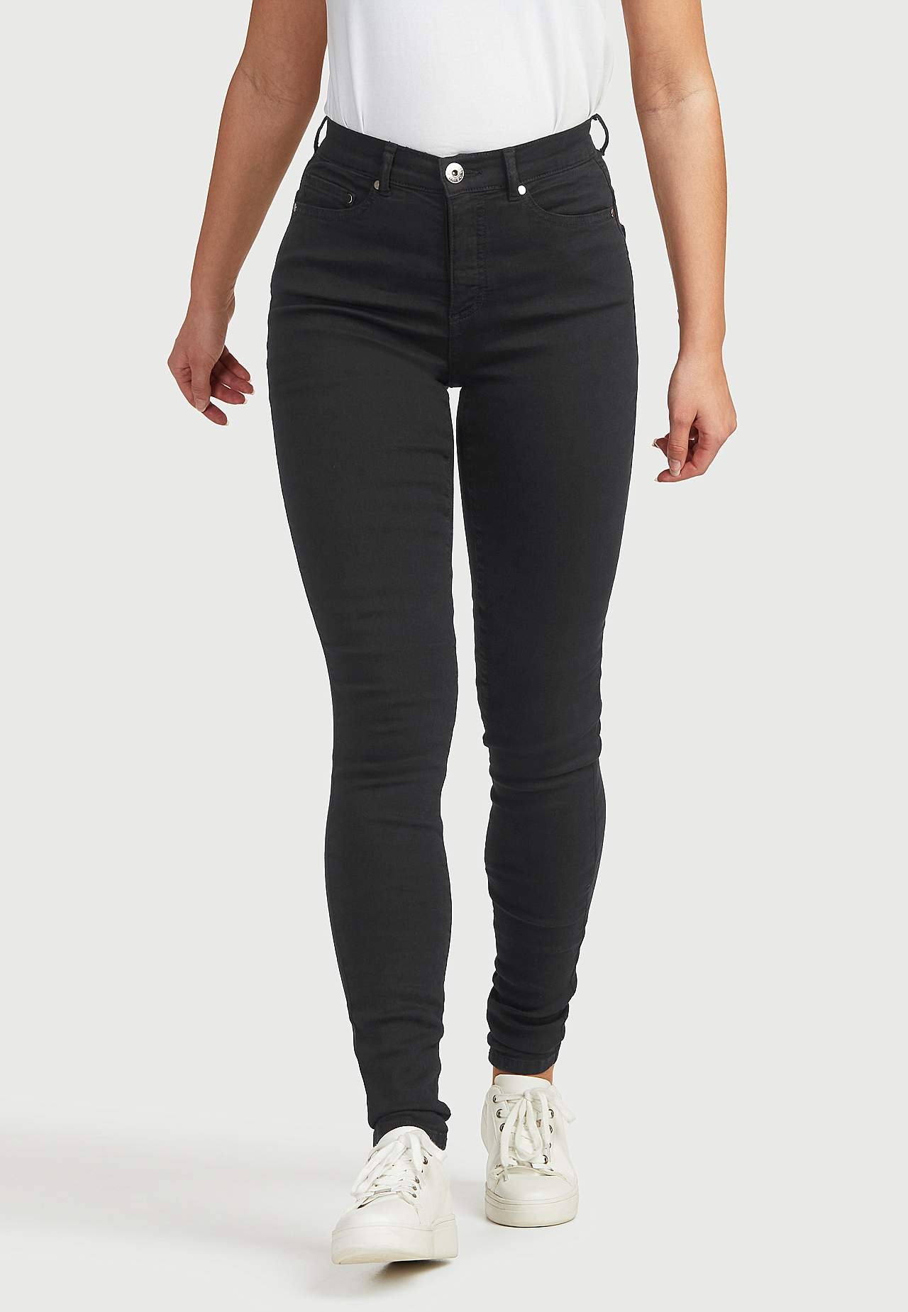 Twilljeans med superstræk