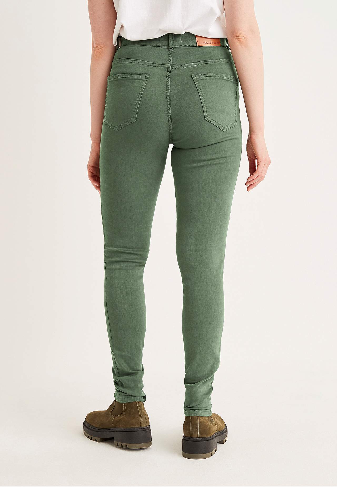 Twilljeans med superstræk