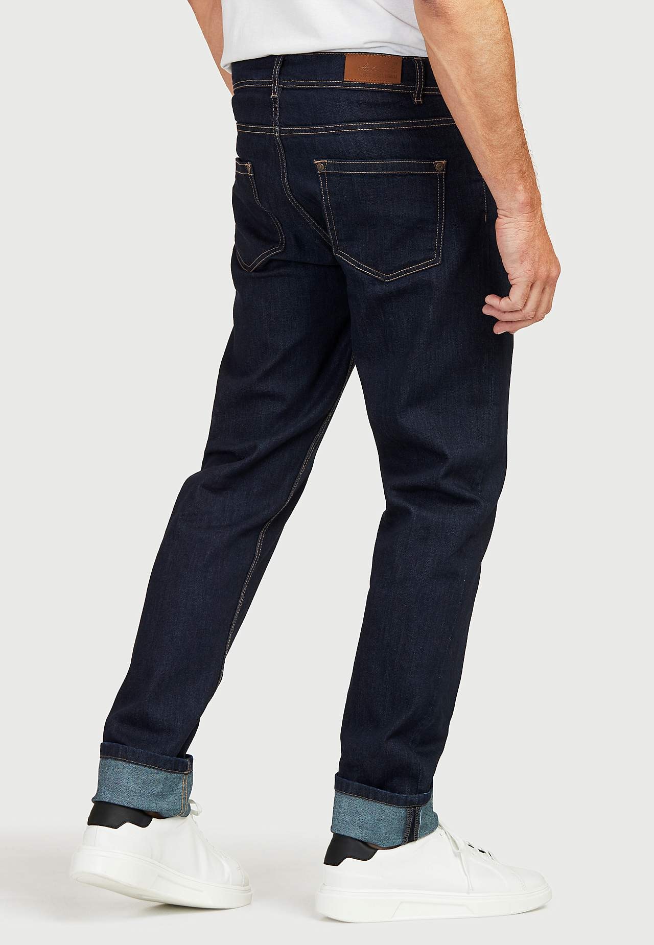 Lige jeans med stræk