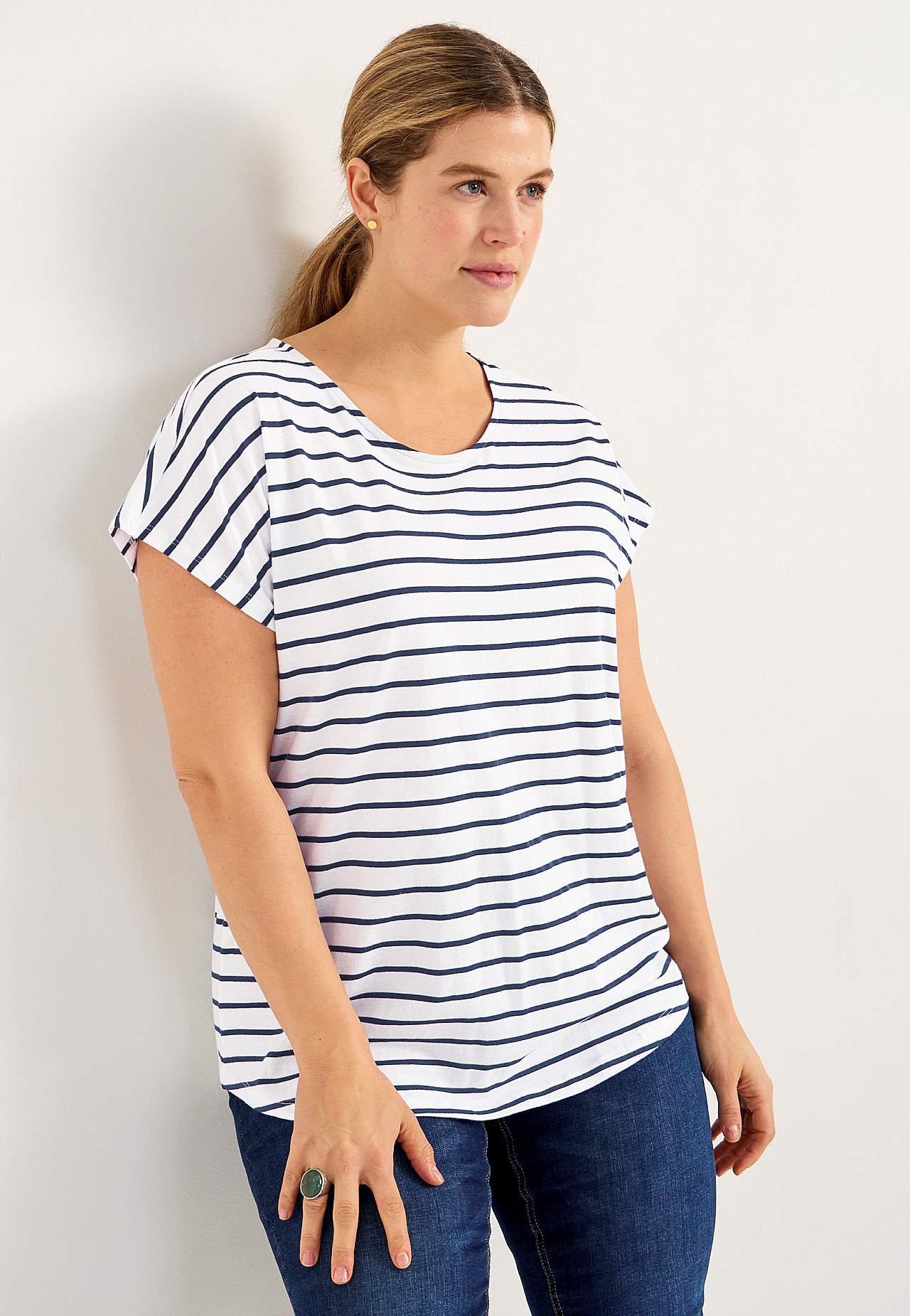 Jerseytoppe med korte ærmer Alma 2-pack