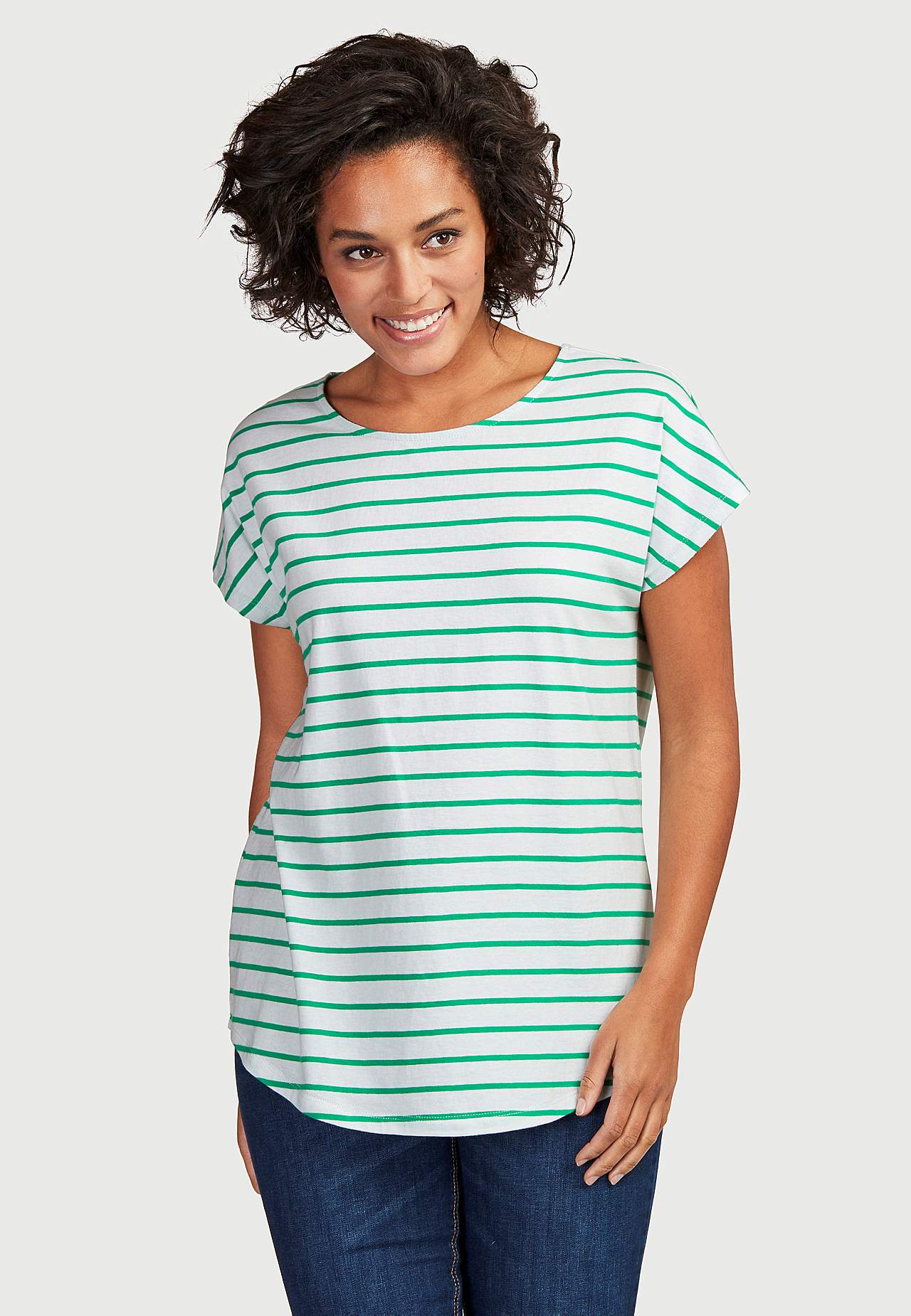 Jerseytoppe med korte ærmer Alma 2-pack