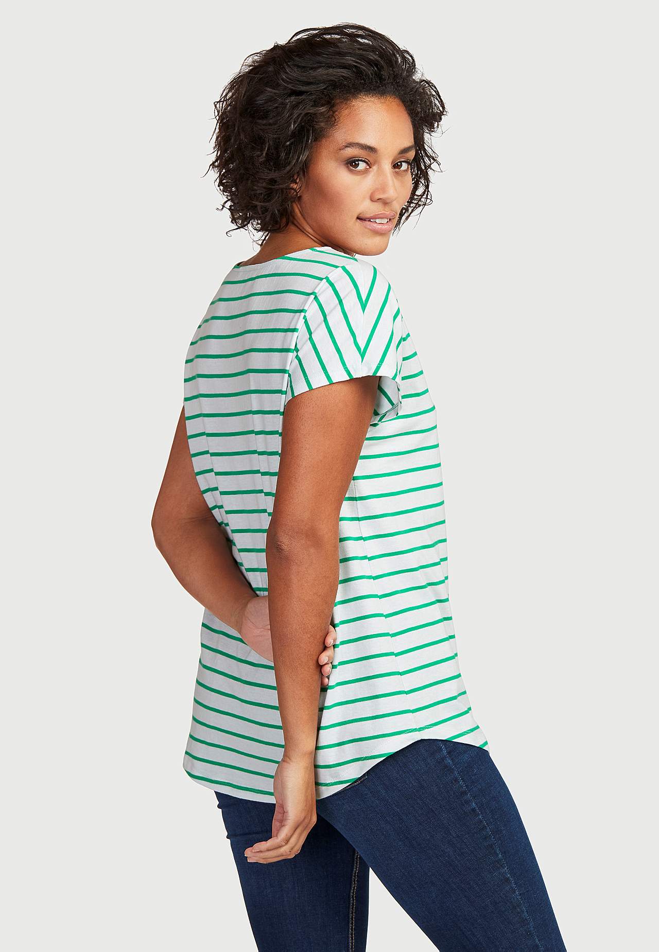 Jerseytoppe med korte ærmer Alma 2-pack