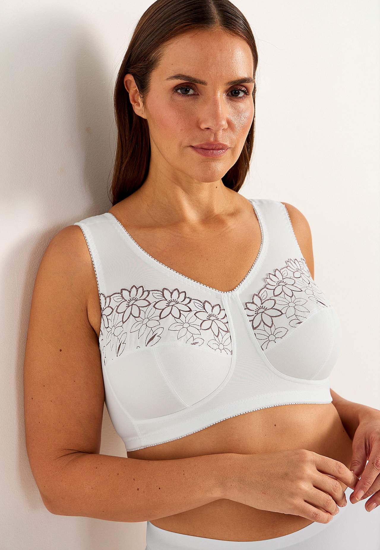 Soft BH med broderi Lily 2-pack