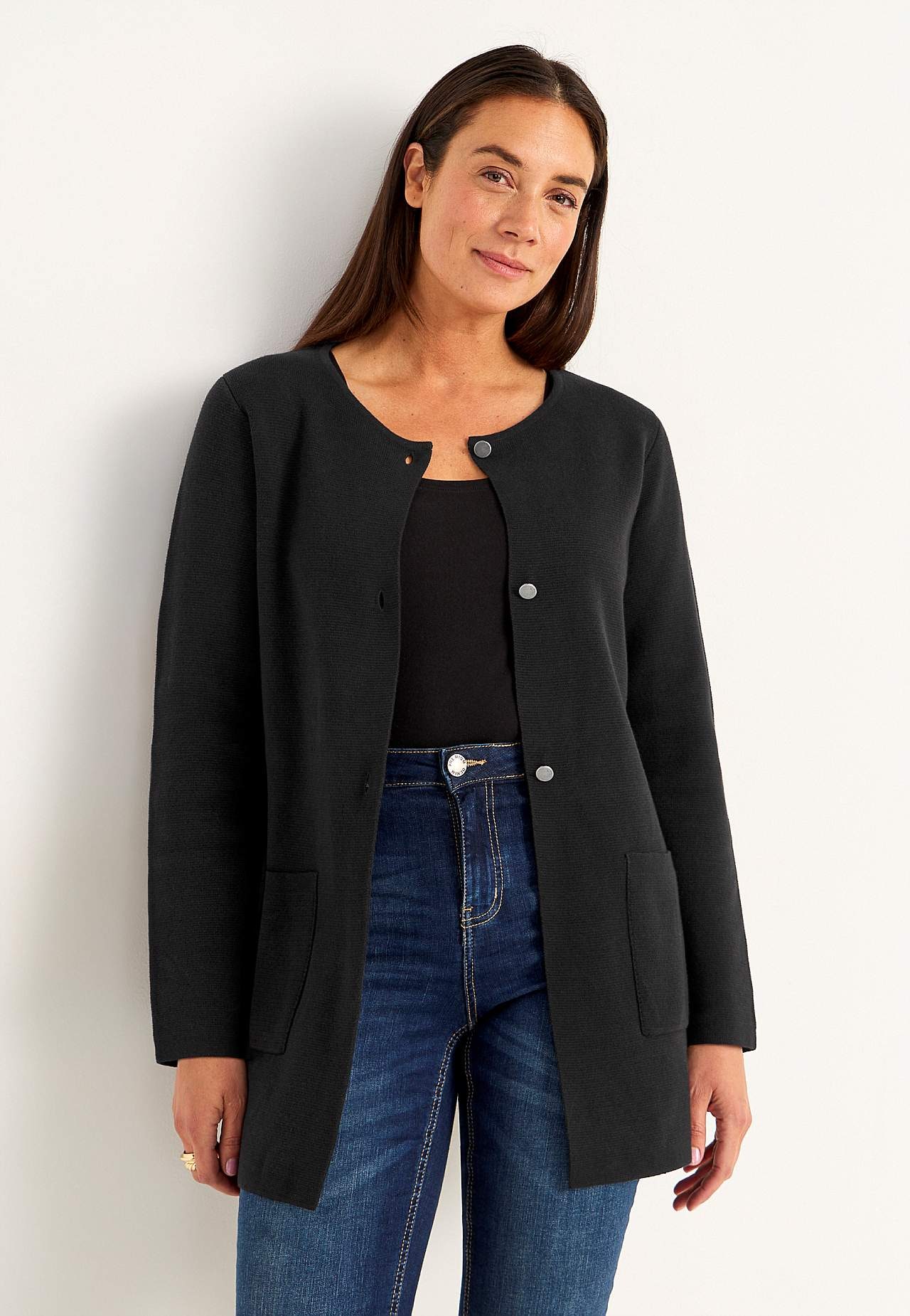 Cardigan i bomuld