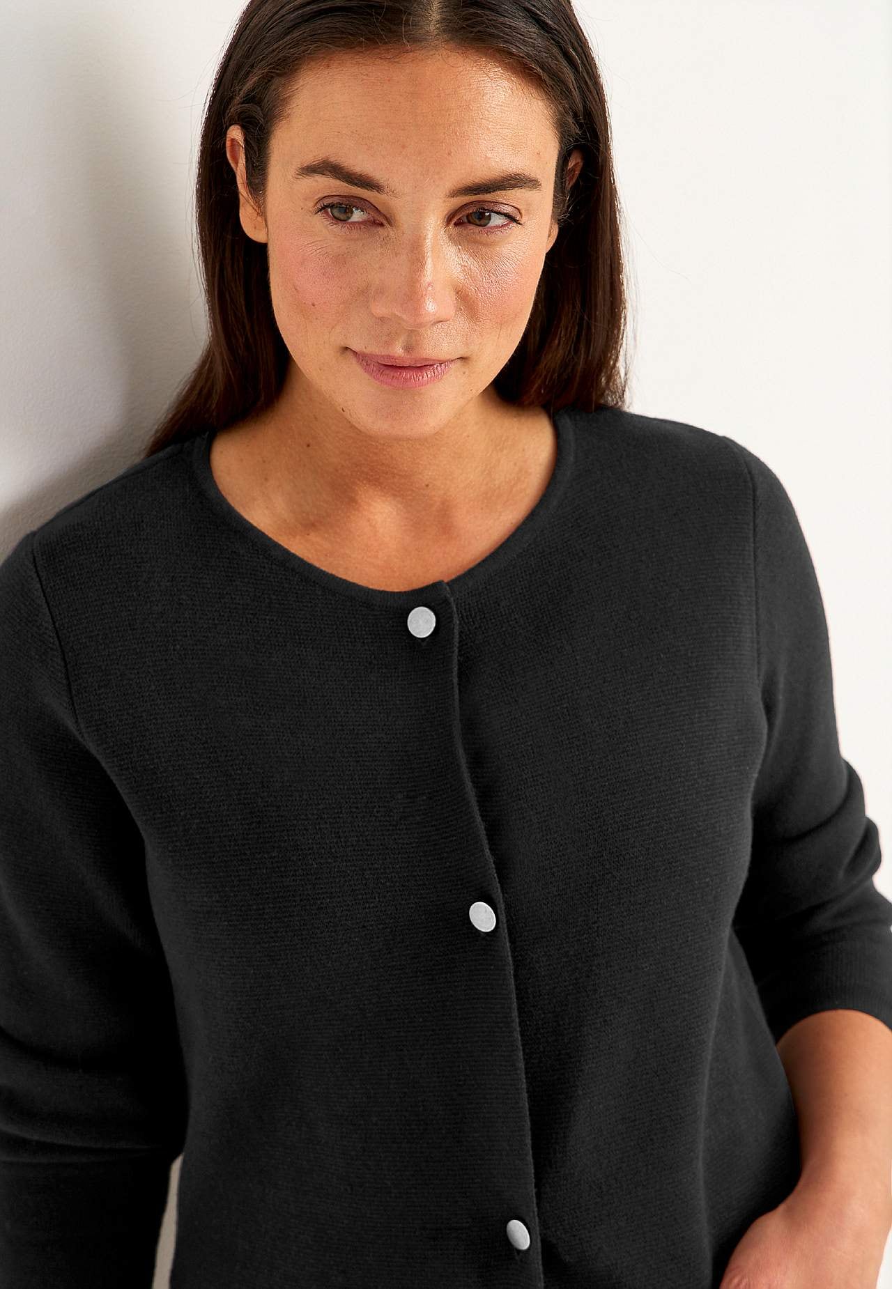 Cardigan i bomuld