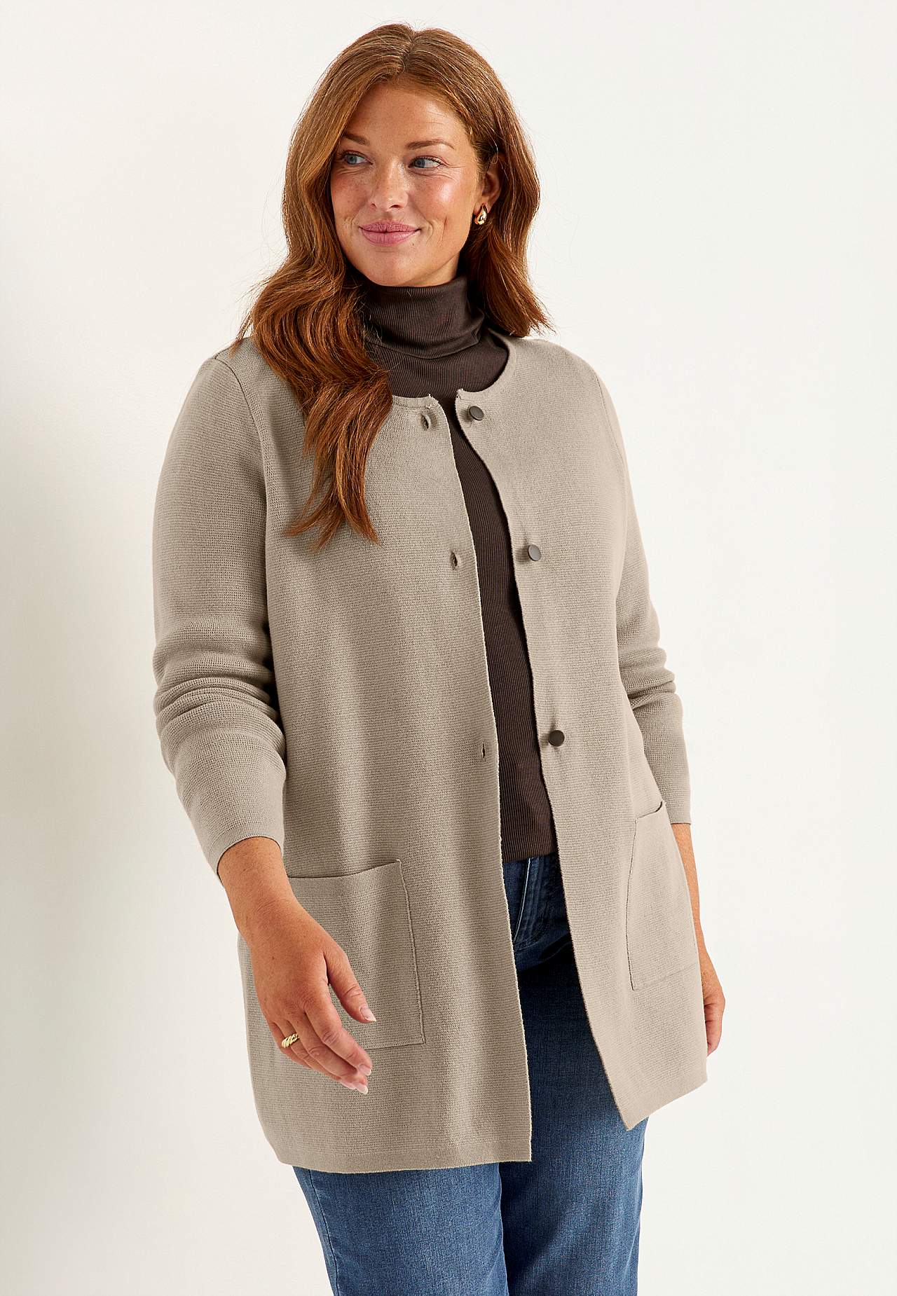 Cardigan i bomuld