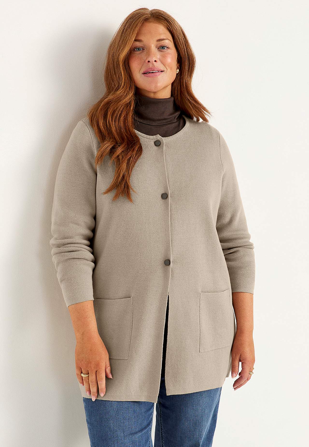 Cardigan i bomuld