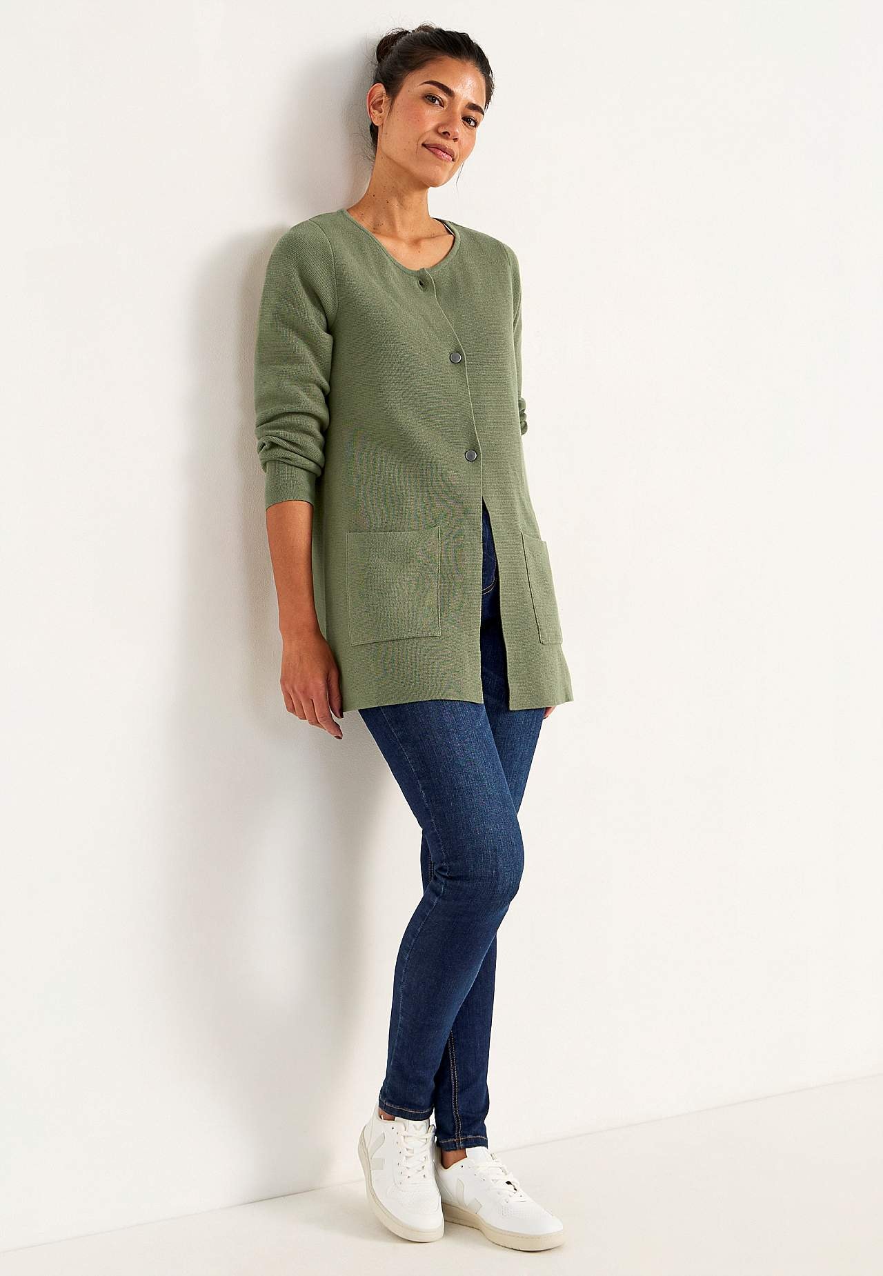 Cardigan i bomuld