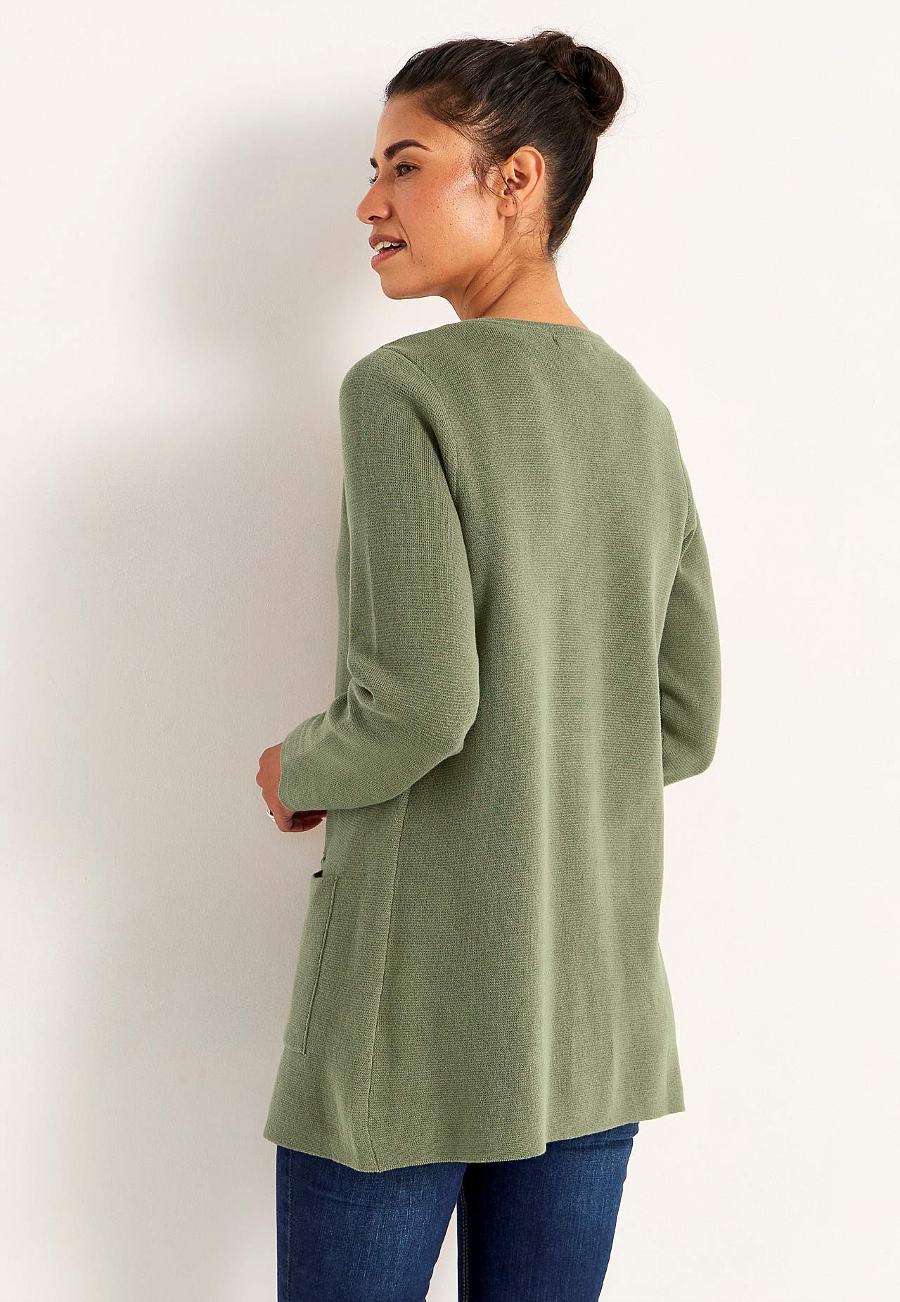 Cardigan i bomuld