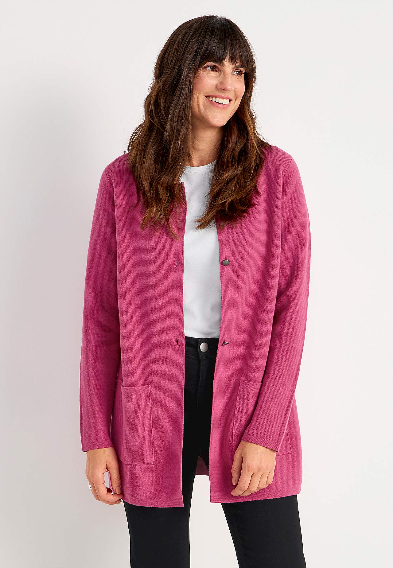 Cardigan i bomuld