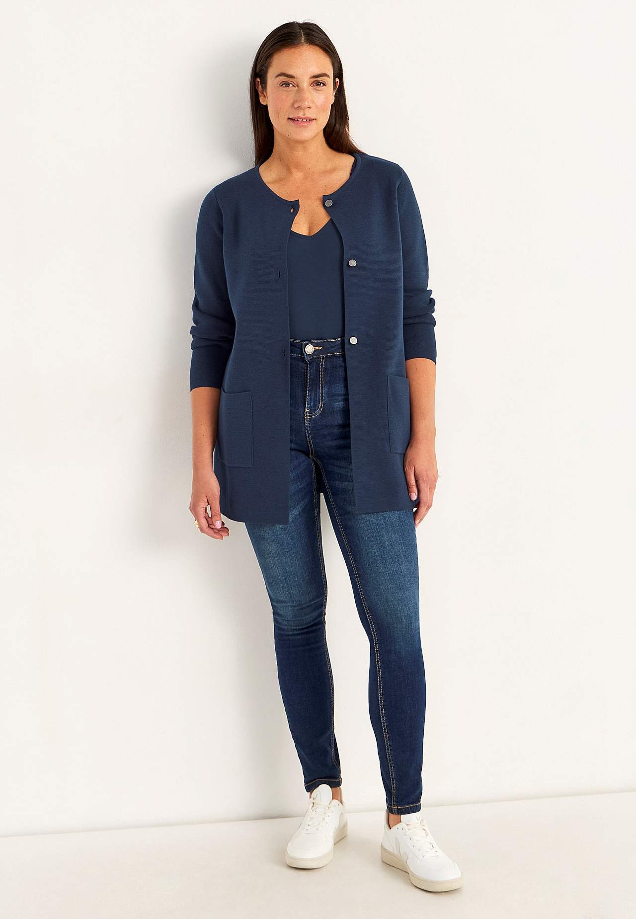 Cardigan i bomuld