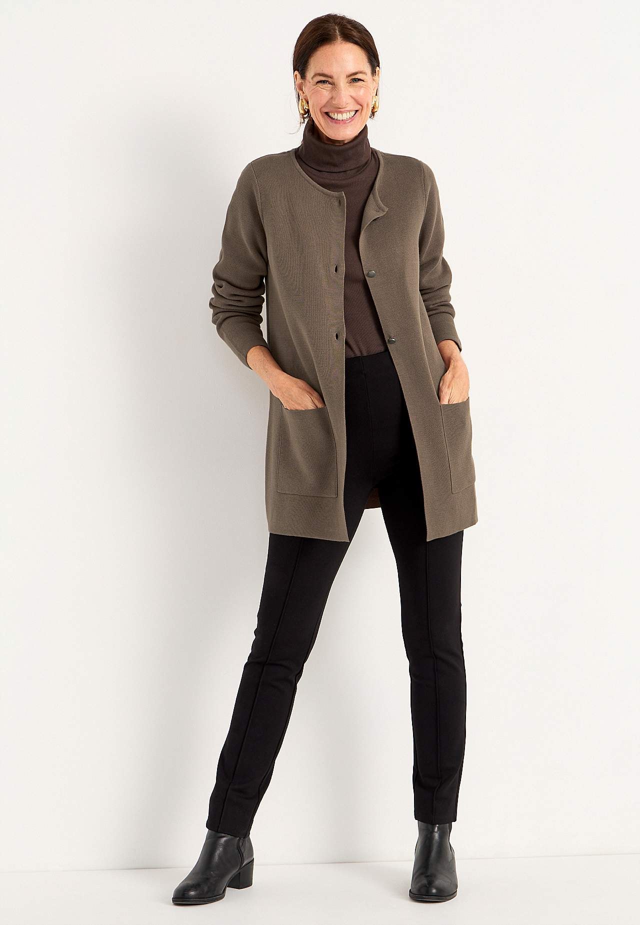 Cardigan i bomuld