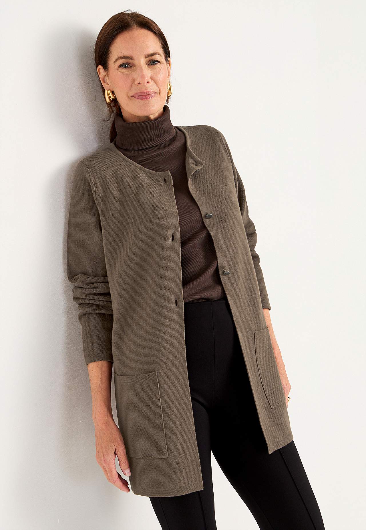 Cardigan i bomuld