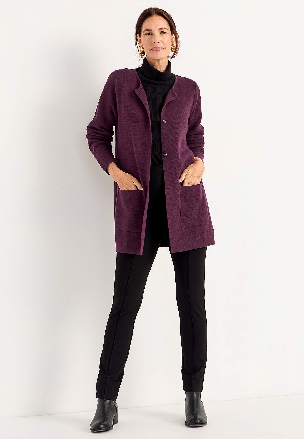 Cardigan i bomuld