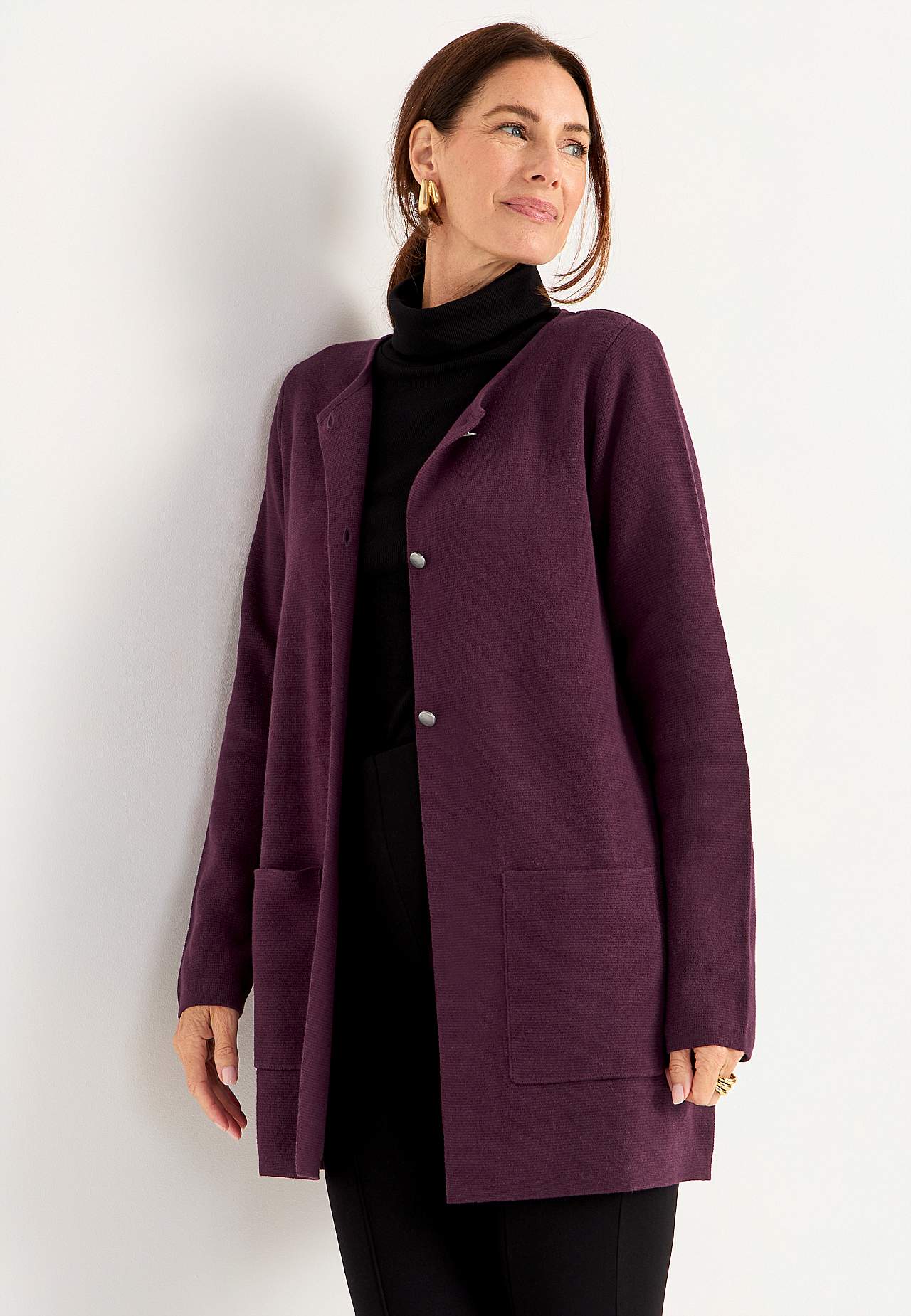 Cardigan i bomuld