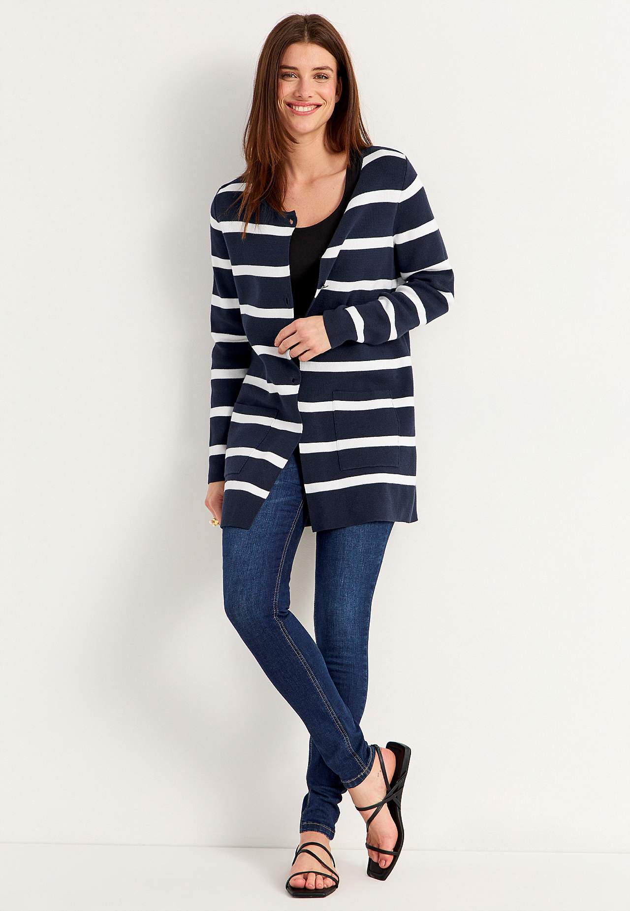 Cardigan i bomuld