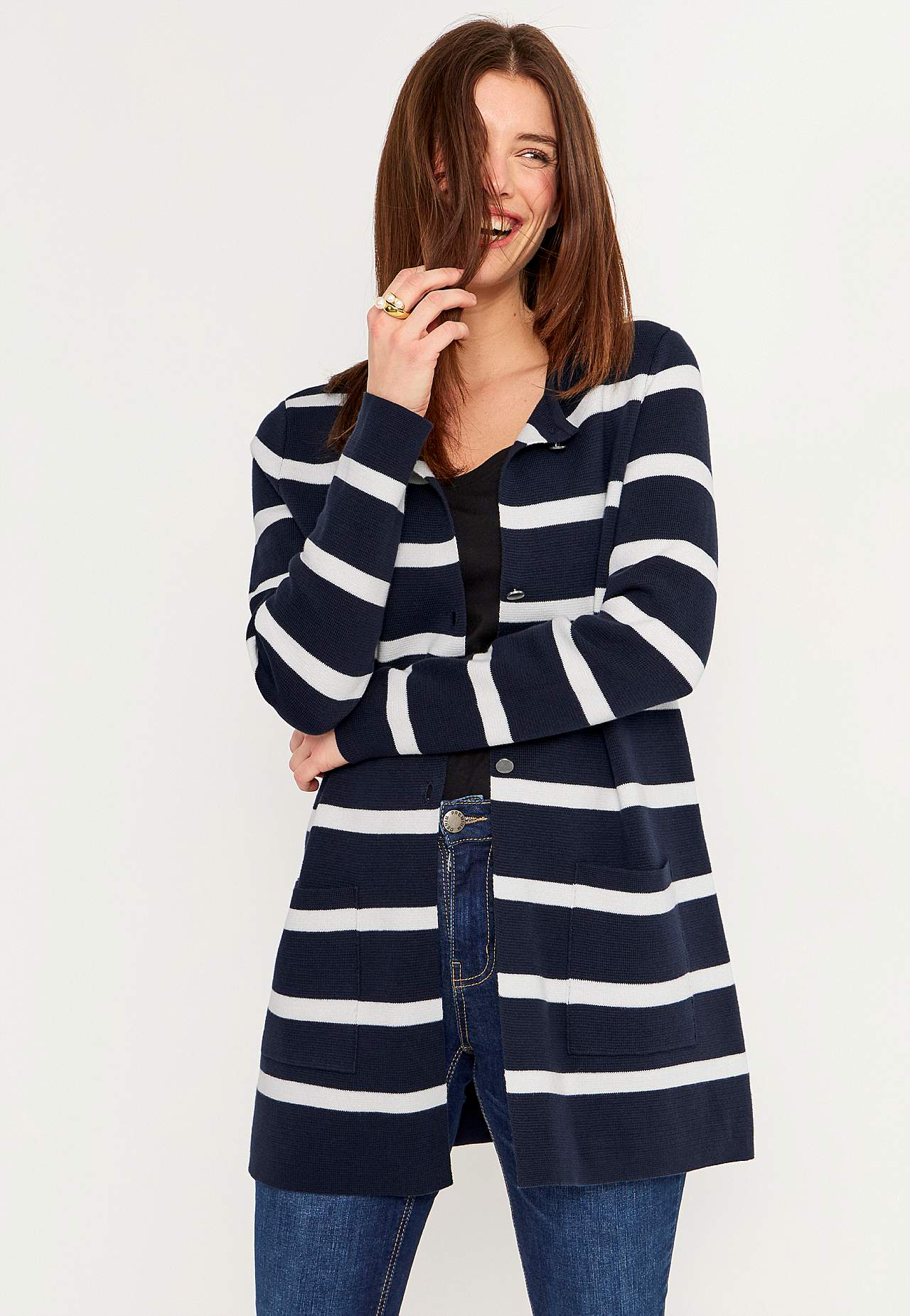 Cardigan i bomuld