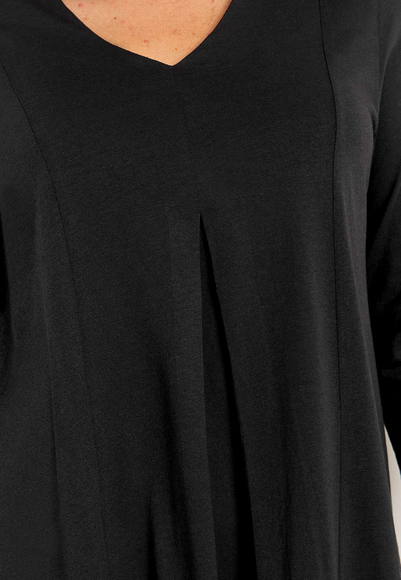 Jerseytunika med rynkedetalje