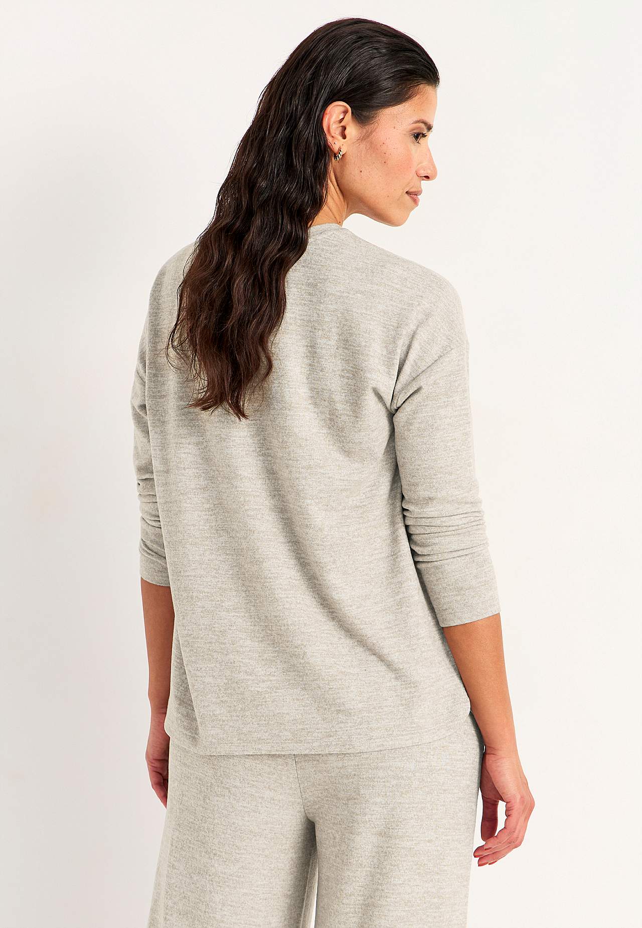 Superblød, langærmet jerseytop