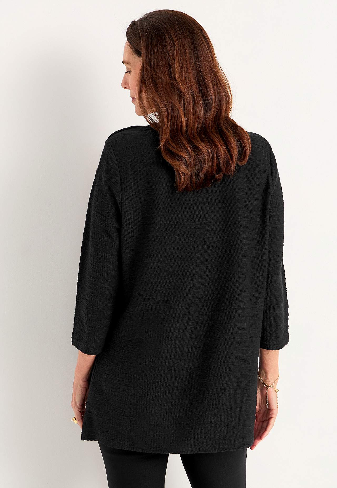 Jerseytunika med struktur