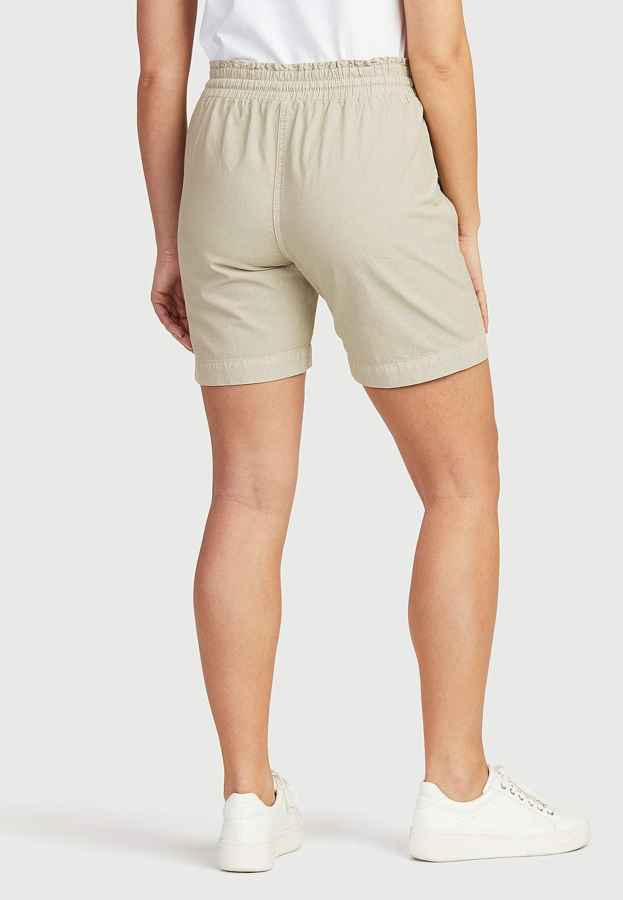 Shorts i vasket bomuld Jade
