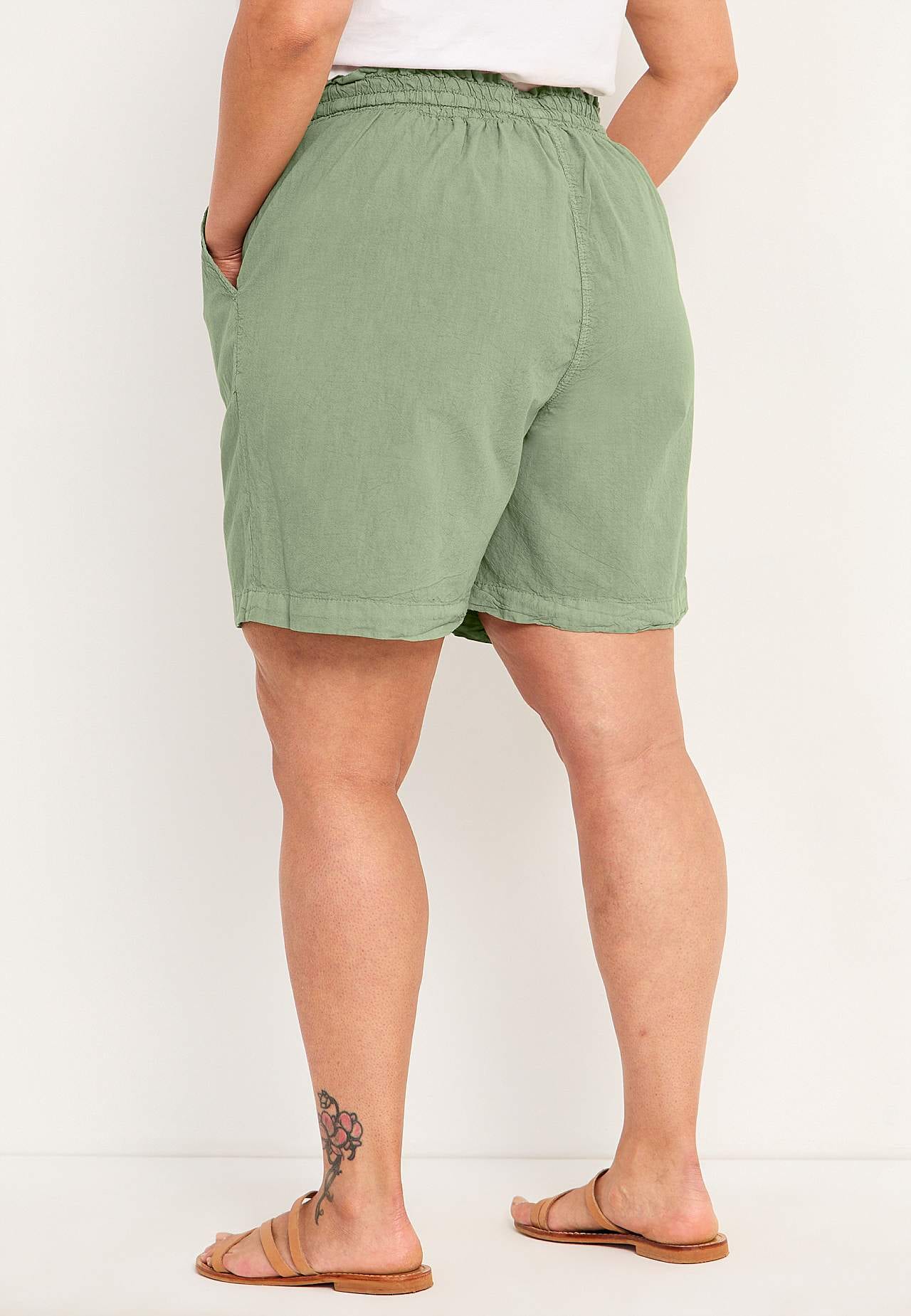 Shorts i vasket bomuld Jade