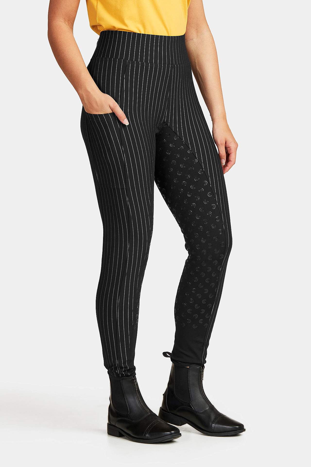 Ridetights helforstærkede