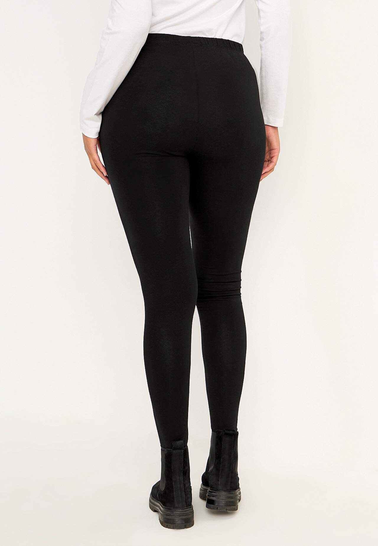 Leggings i bomuld 2-pack