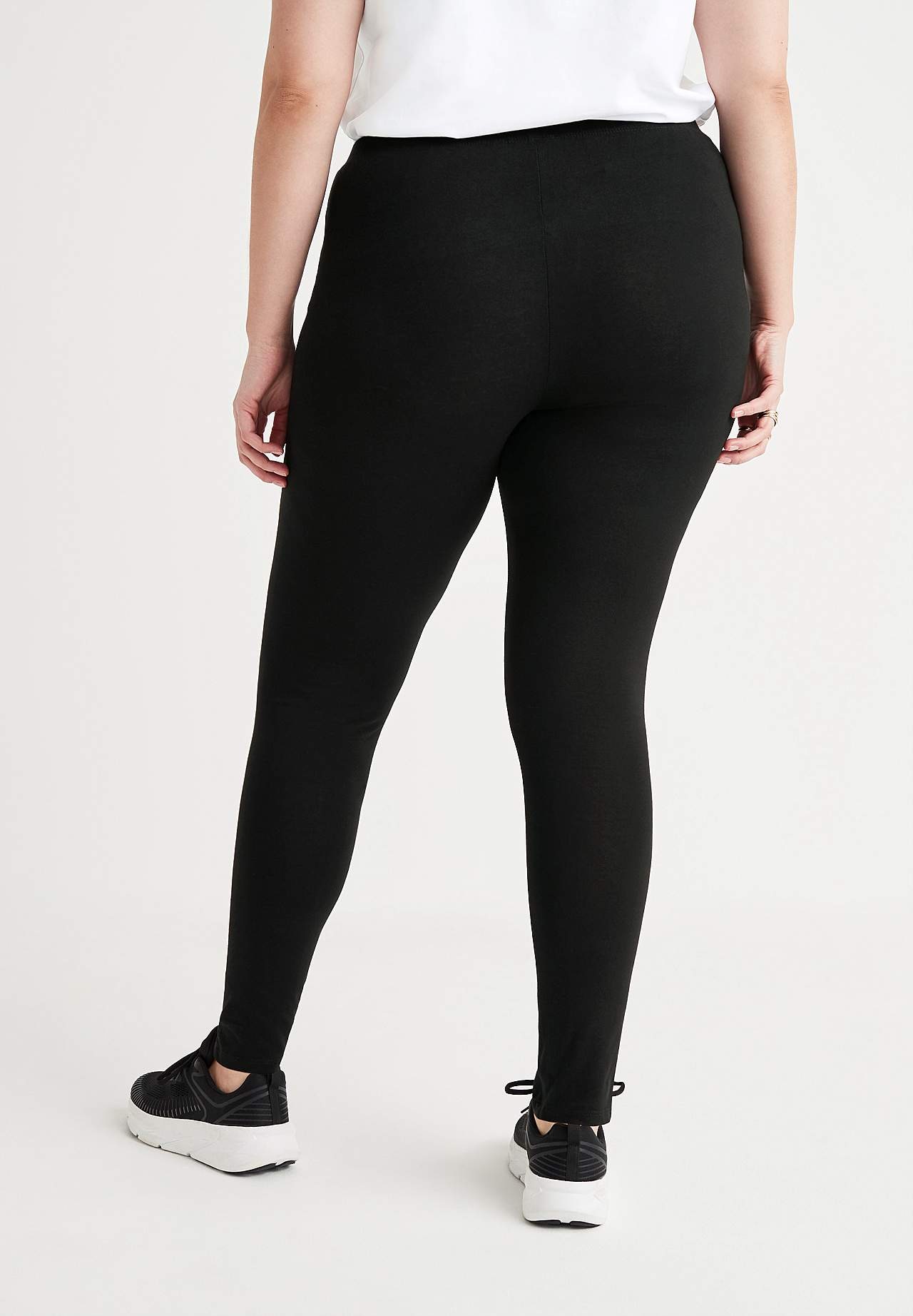 Leggings i bomuld 2-pack