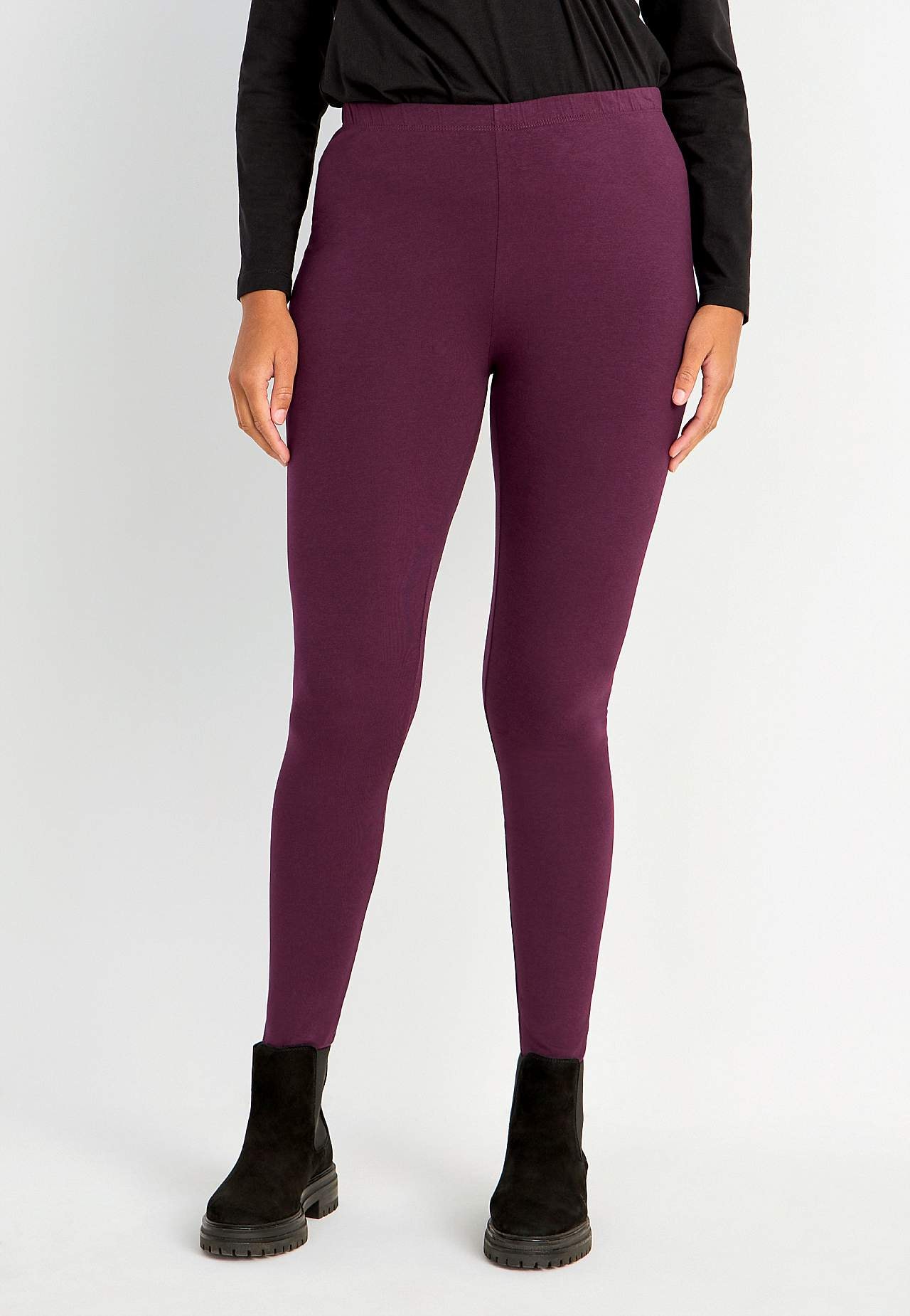 Leggings i bomuld 2-pack