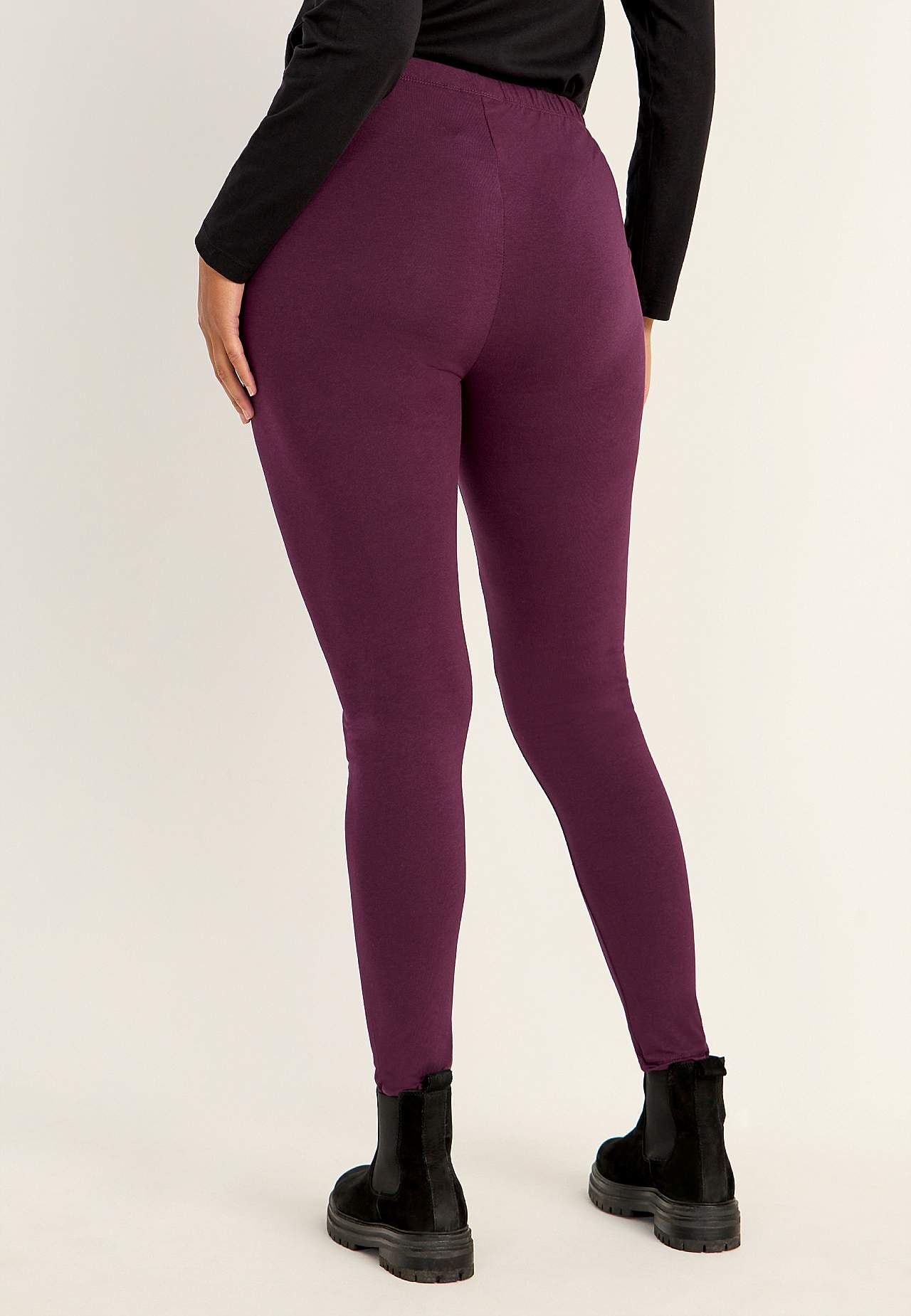 Leggings i bomuld 2-pack