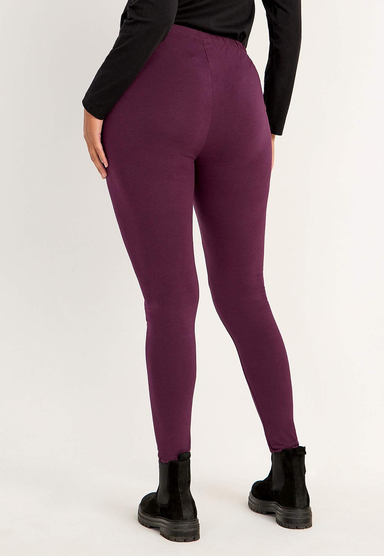 Leggings i bomuld 2-pack