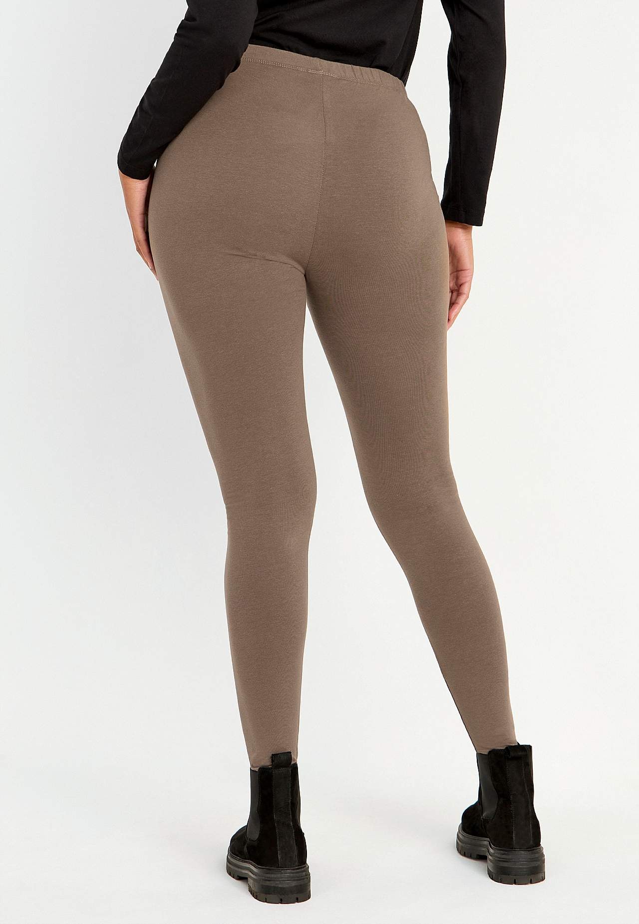 Leggings i bomuld 2-pack