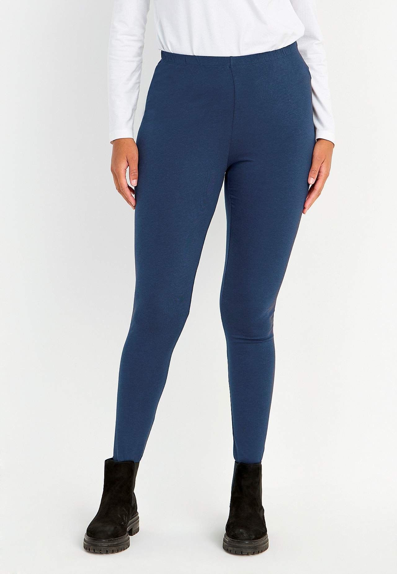 Leggings i bomuld 2-pack