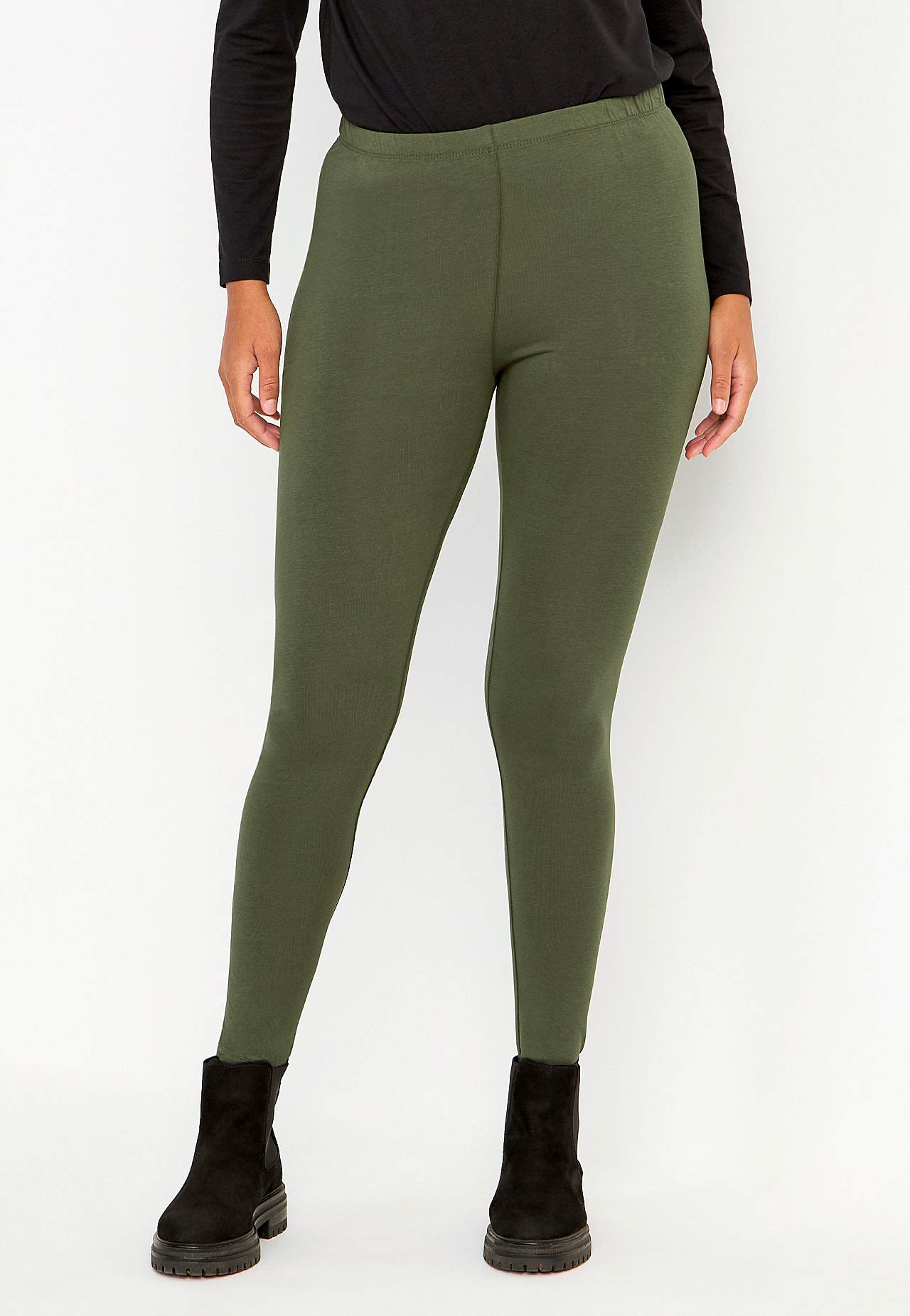 Leggings i bomuld 2-pack