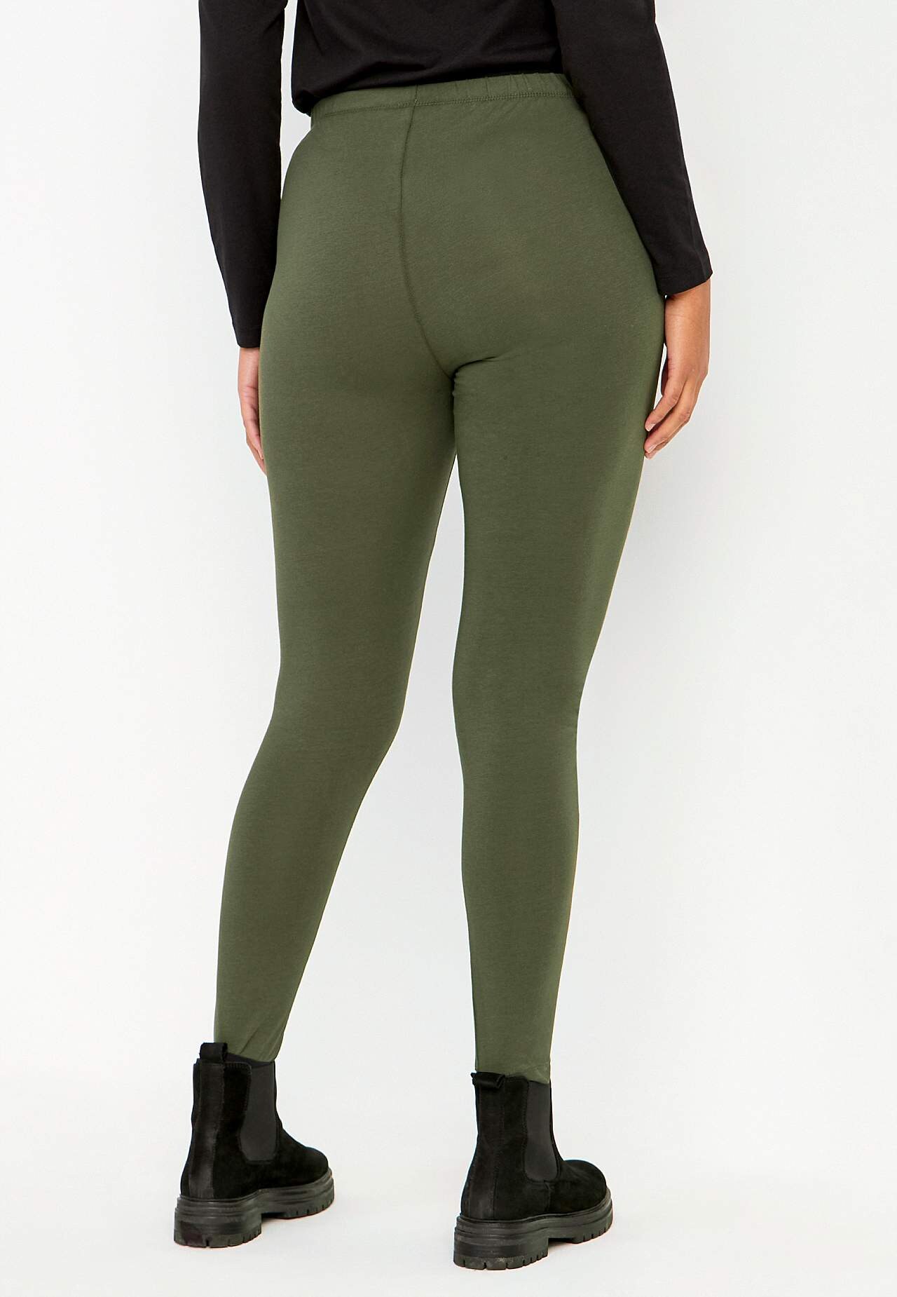 Leggings i bomuld 2-pack