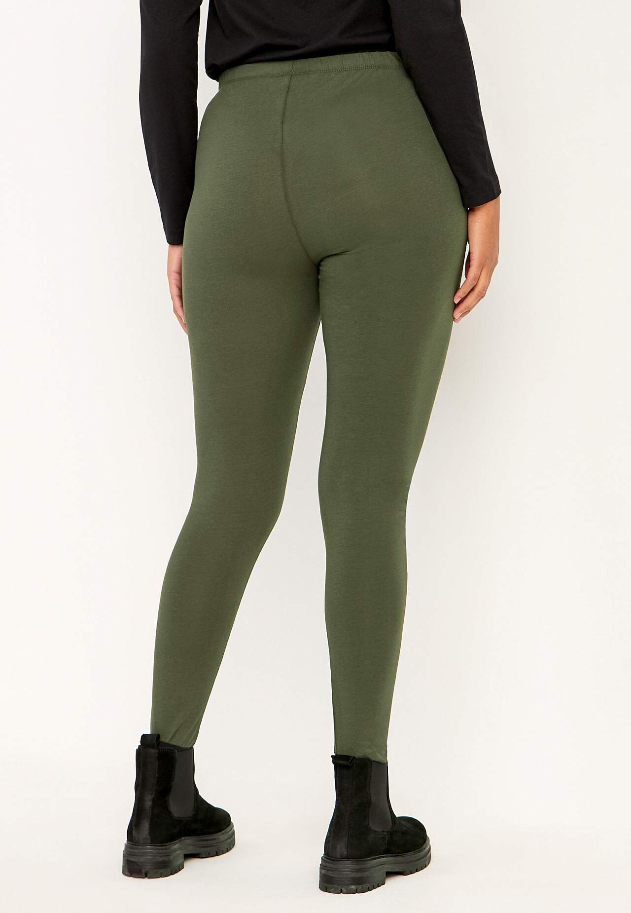 Leggings i bomuld 2-pack