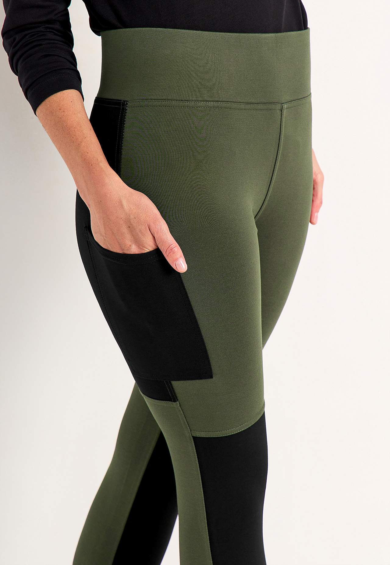 Leggings med sidelommer