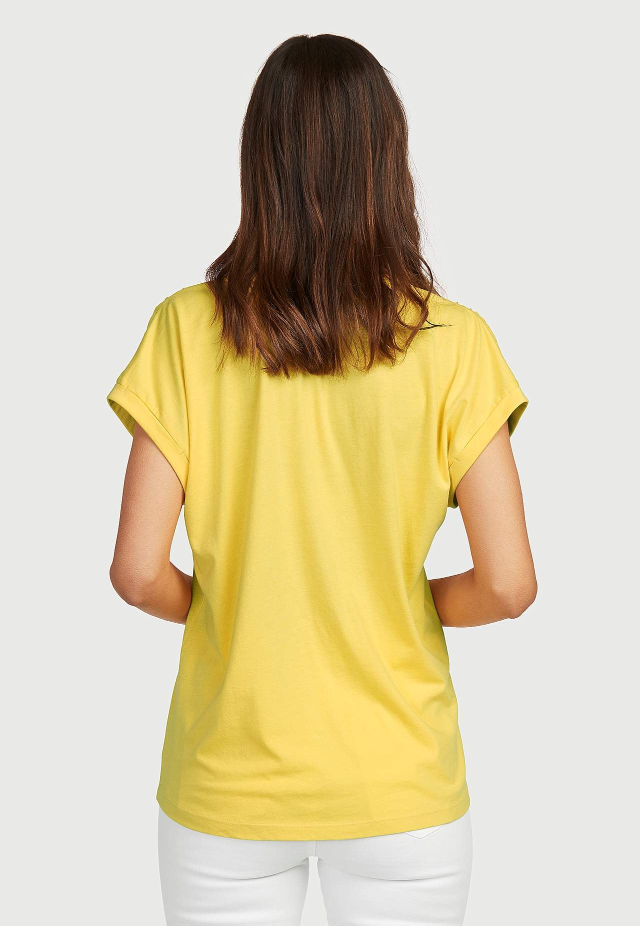 Jerseytop med metalknapper
