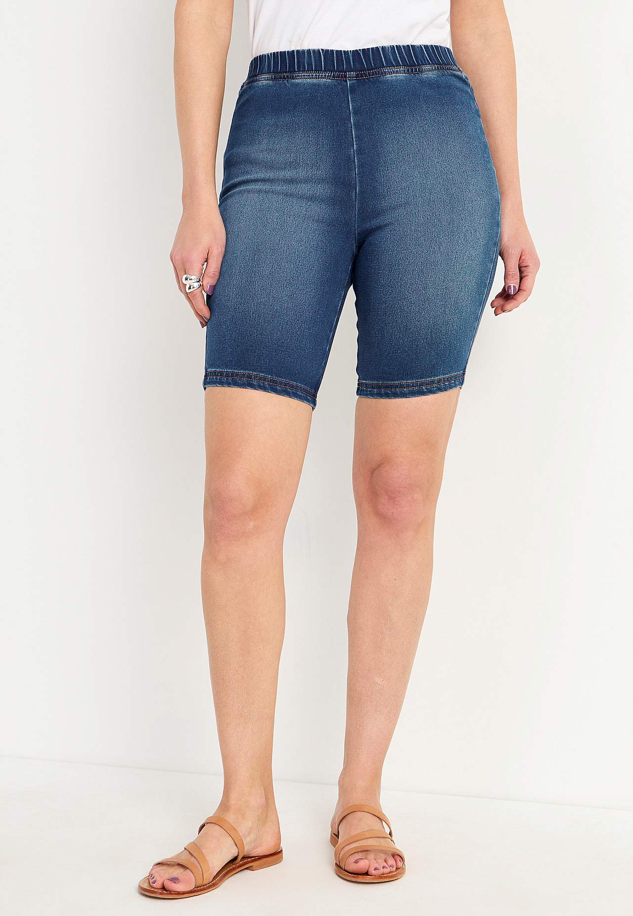 Cykelshorts i denim