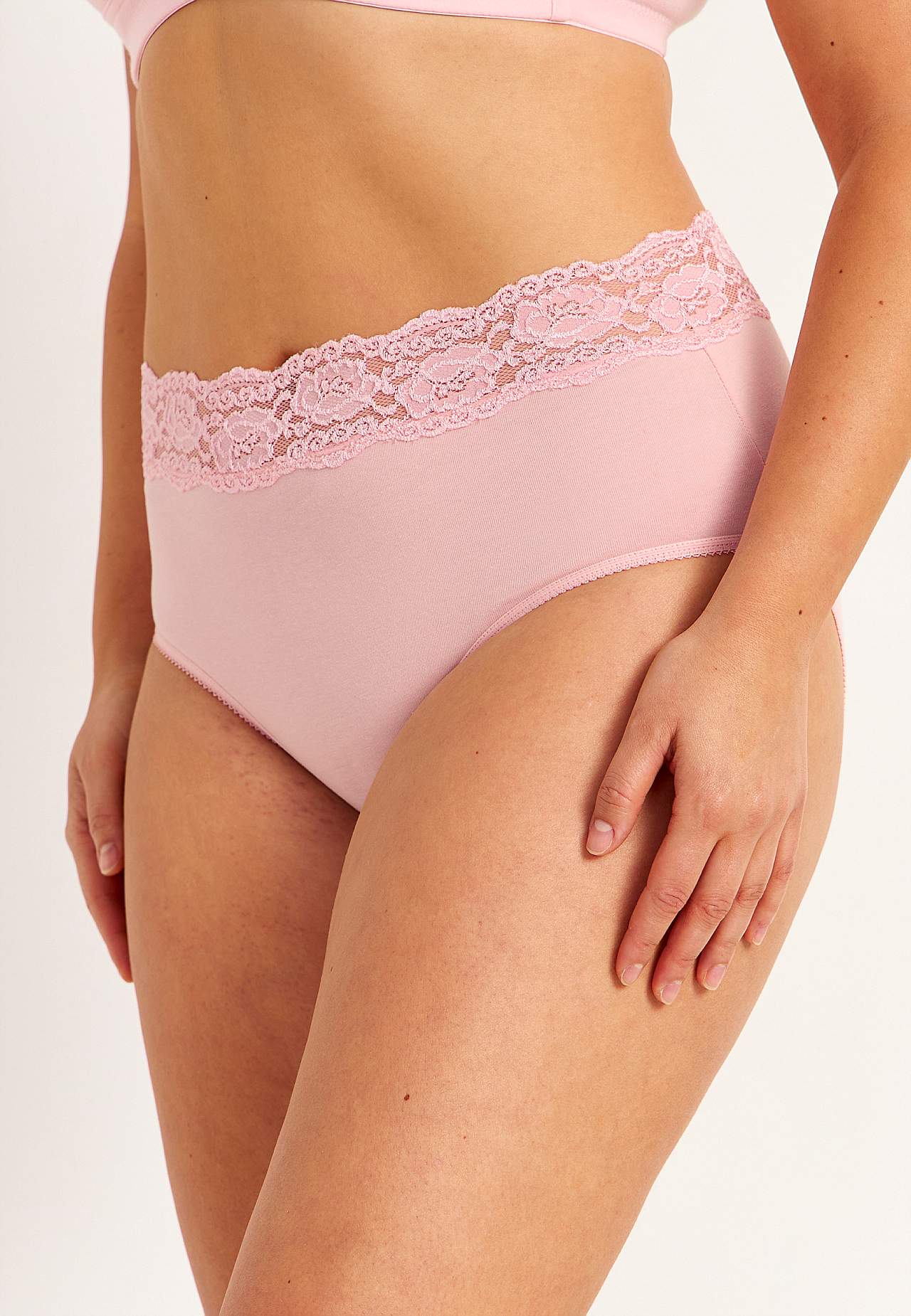 Miditrusse i bomuld 4-pack