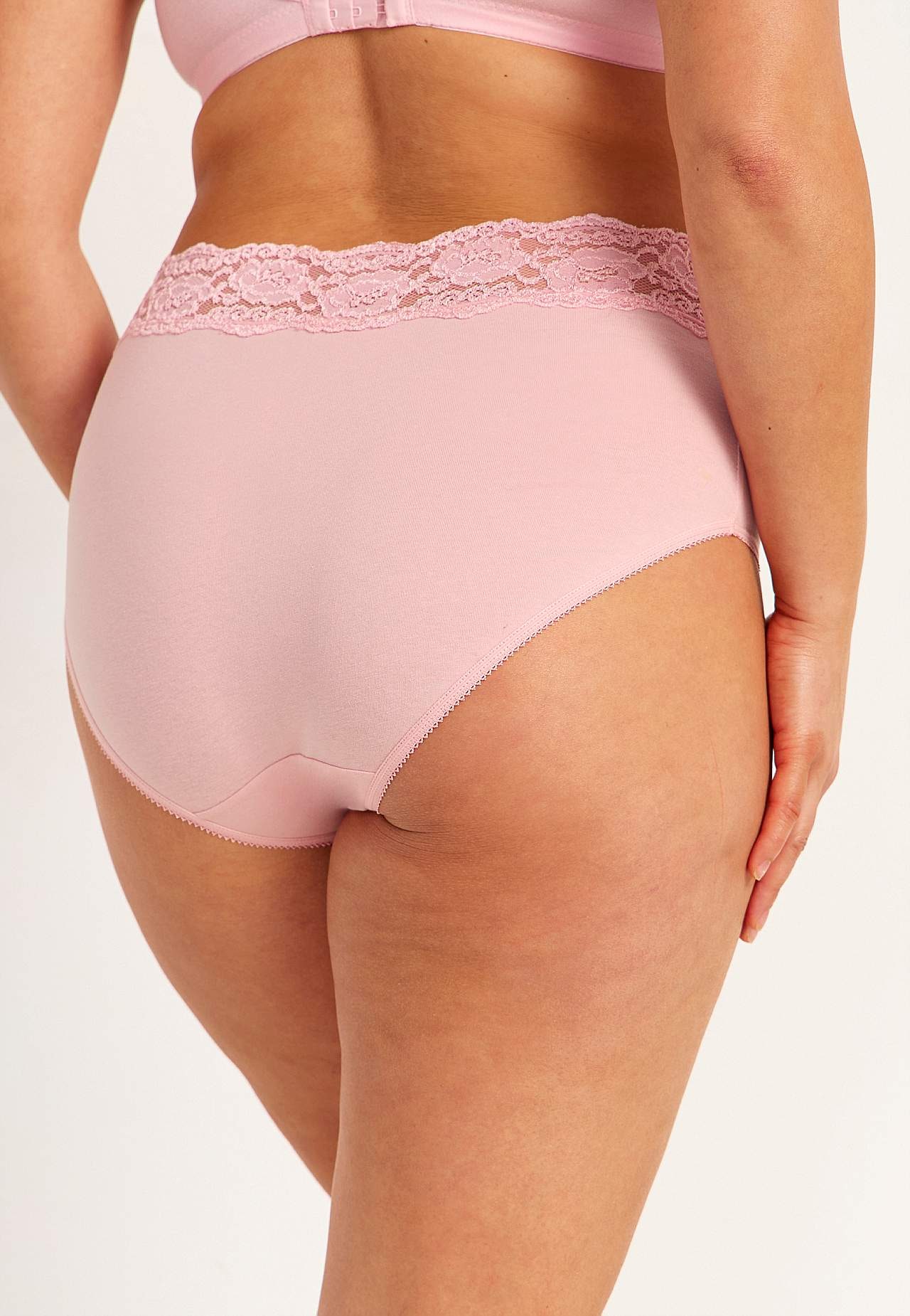 Miditrusse i bomuld 4-pack